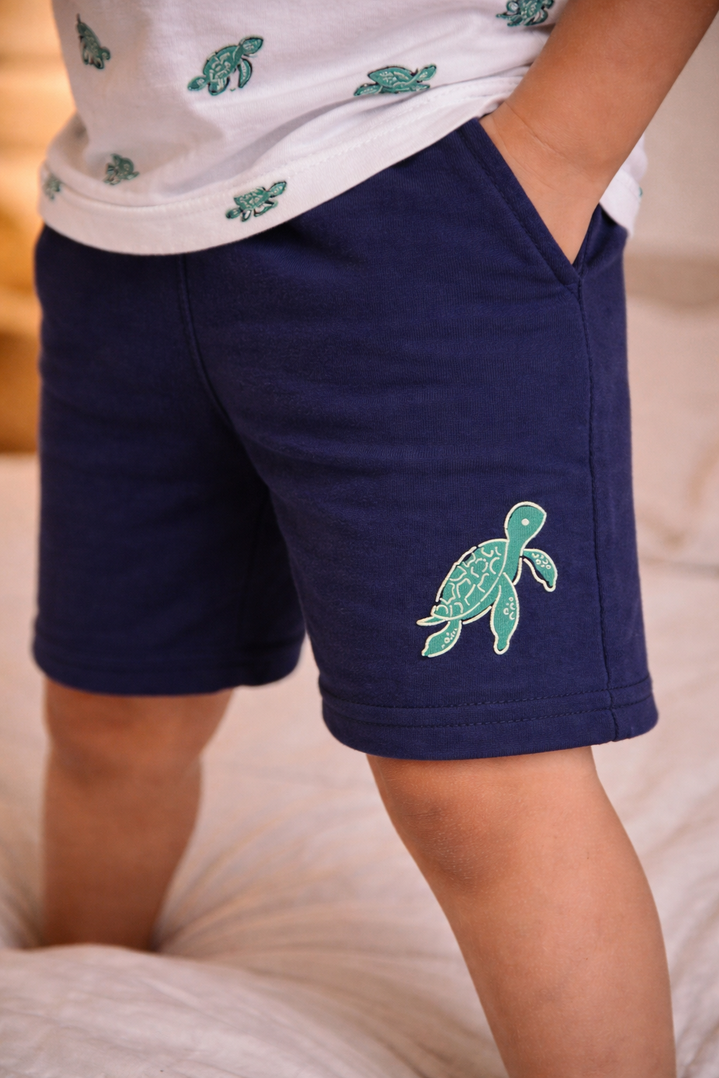 TURTLE BOYS SHORT SLEEVE SHORT SET