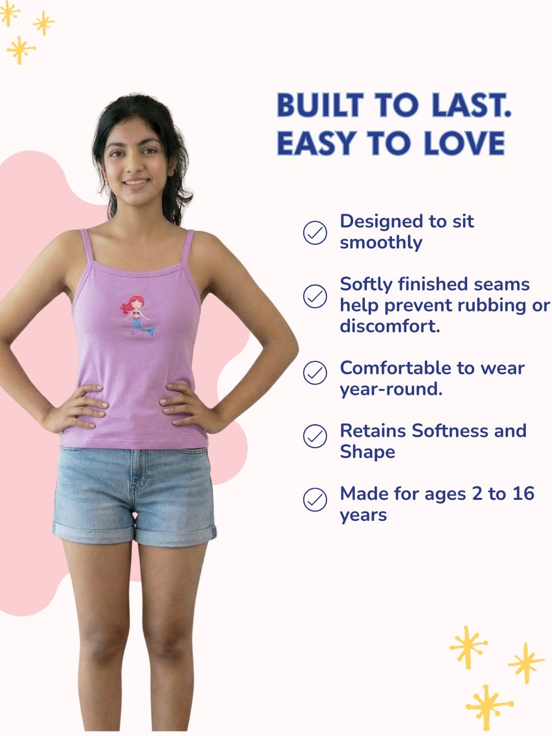 SKATER UNICORN GIRLS CAMISOLE