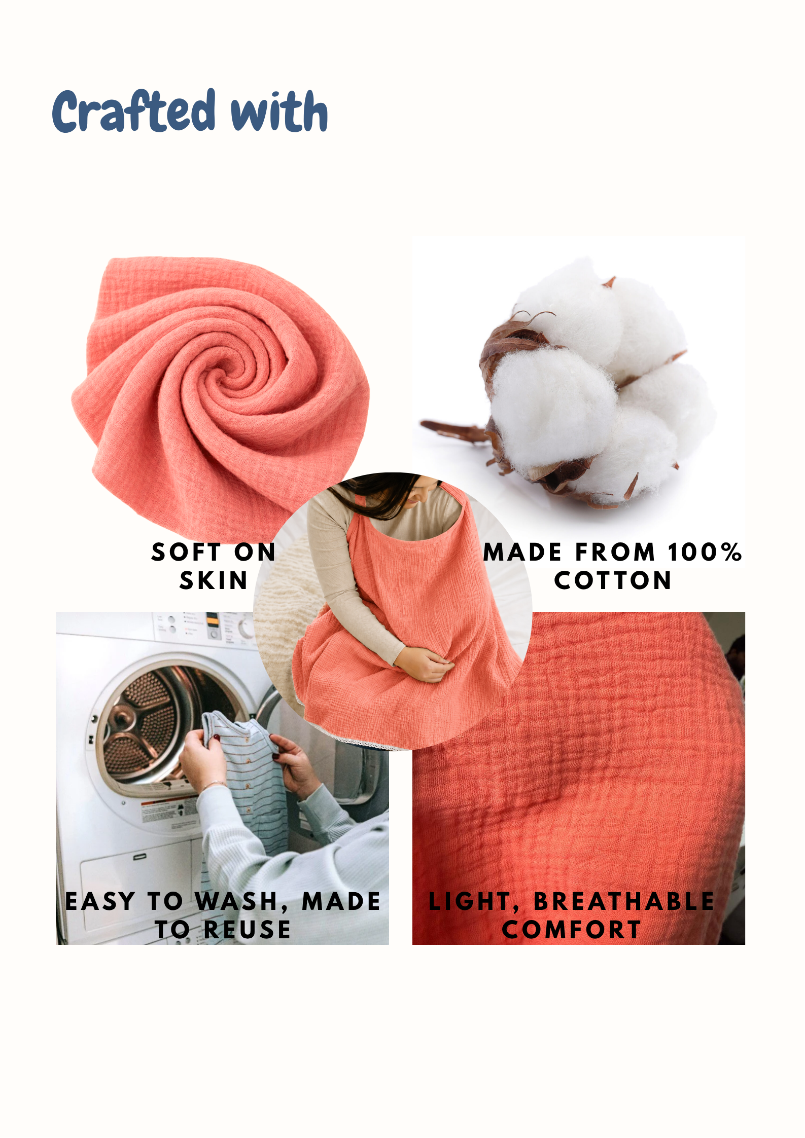 ORANGE NURSING COVER