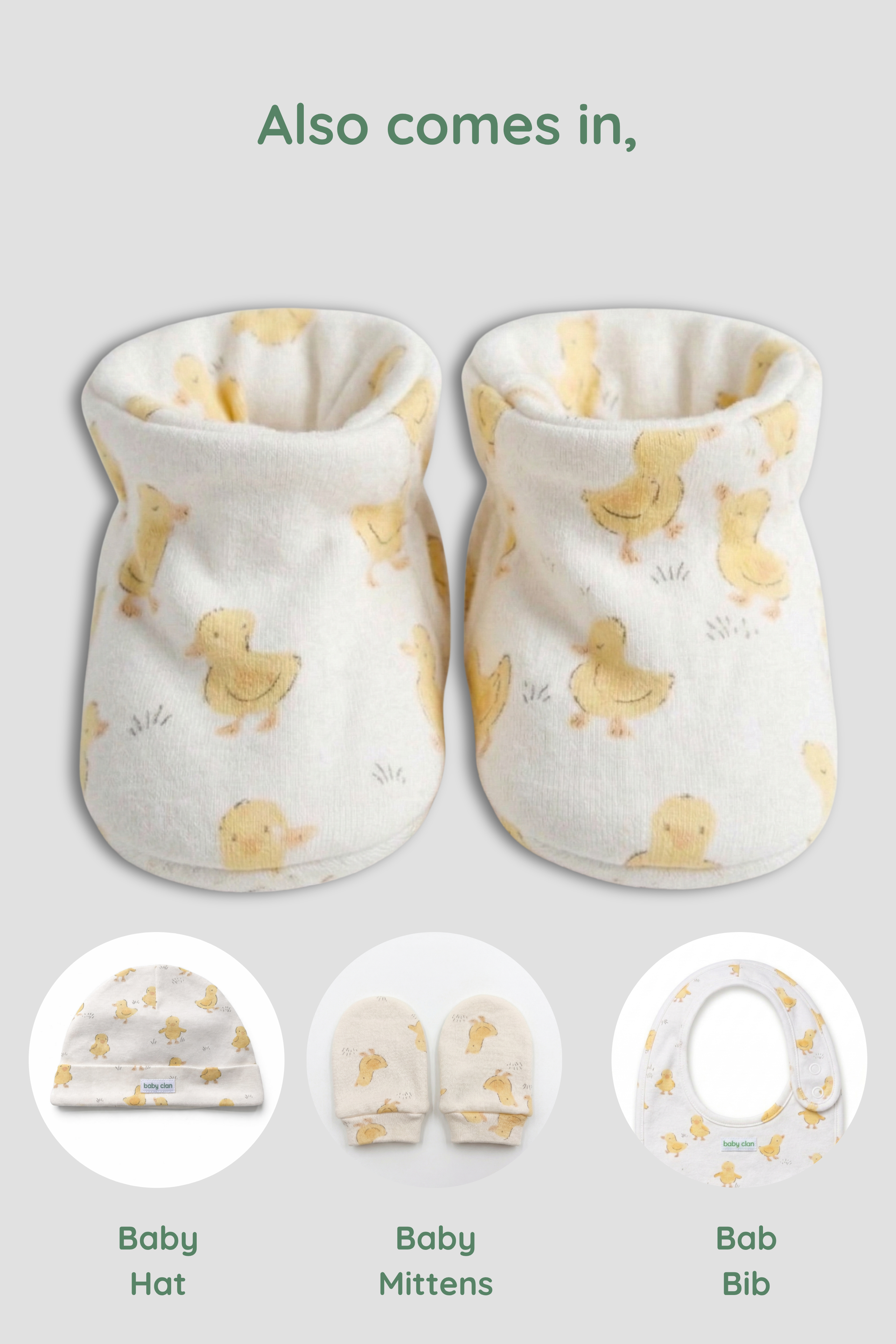 YELLOW DUCKLING BABY BOOTIE