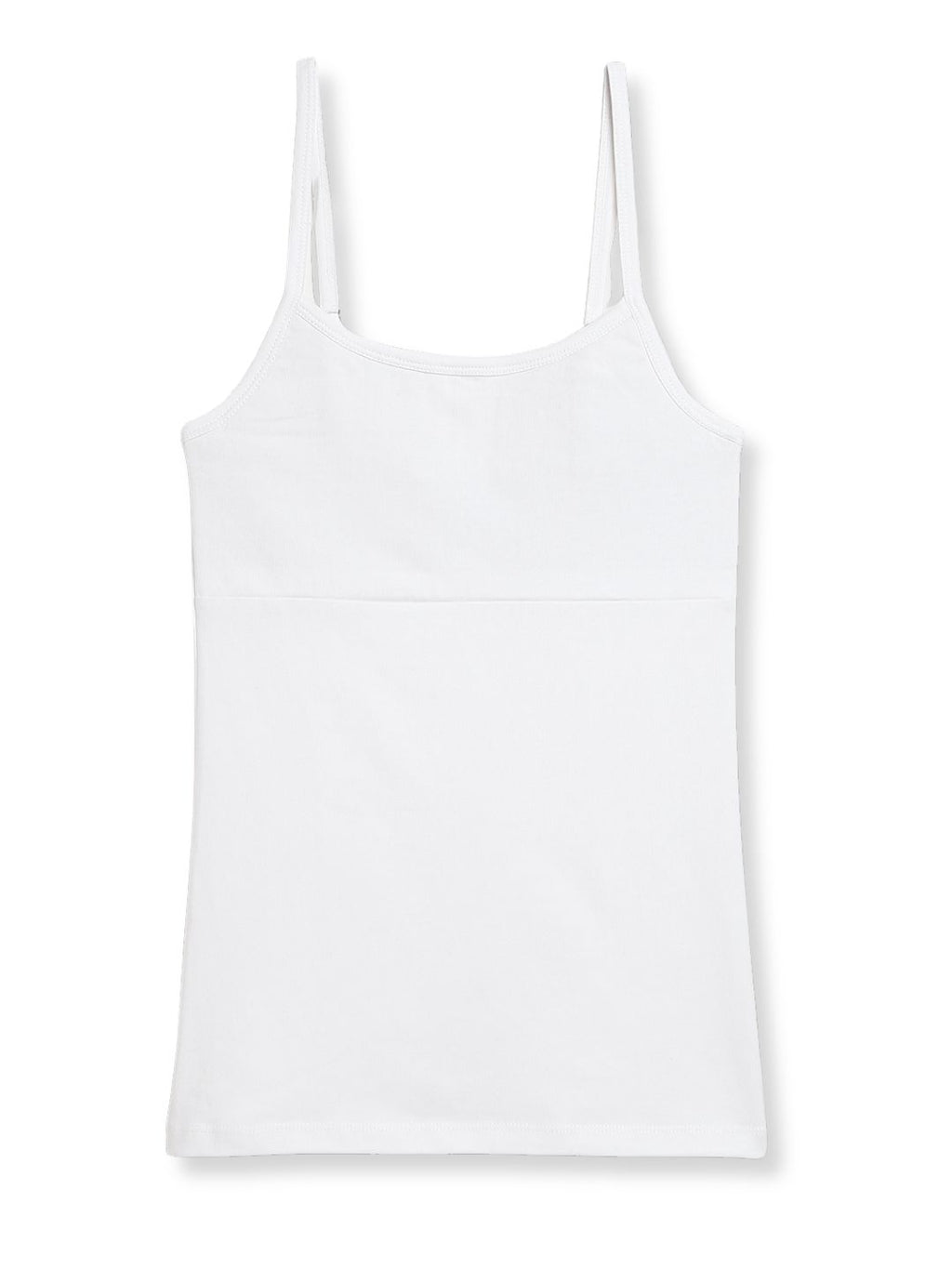 WHITE PADDED CAMISOLE – GIRLS