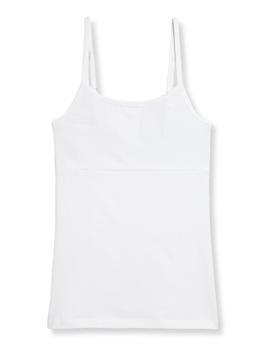 WHITE PADDED CAMISOLE – GIRLS