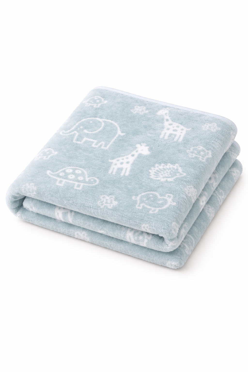 BLUE ANIMAL FLEECE BLANKET