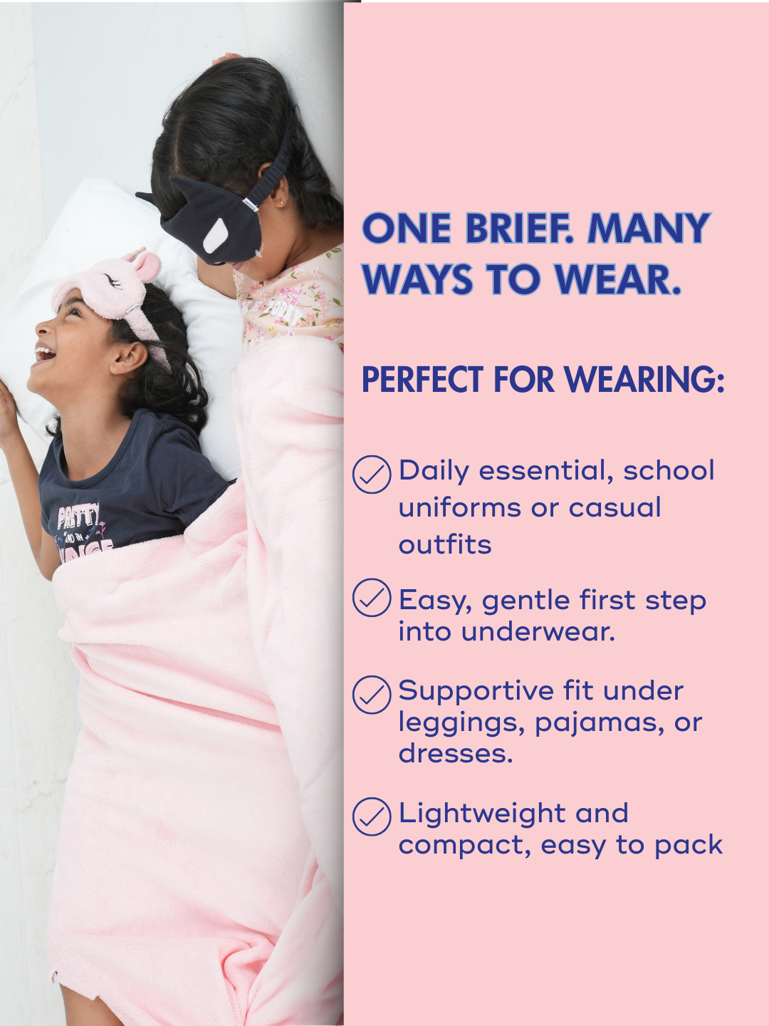 BUNNY HUGS KIDS GIRLS CLASSIC FIT BRIEF