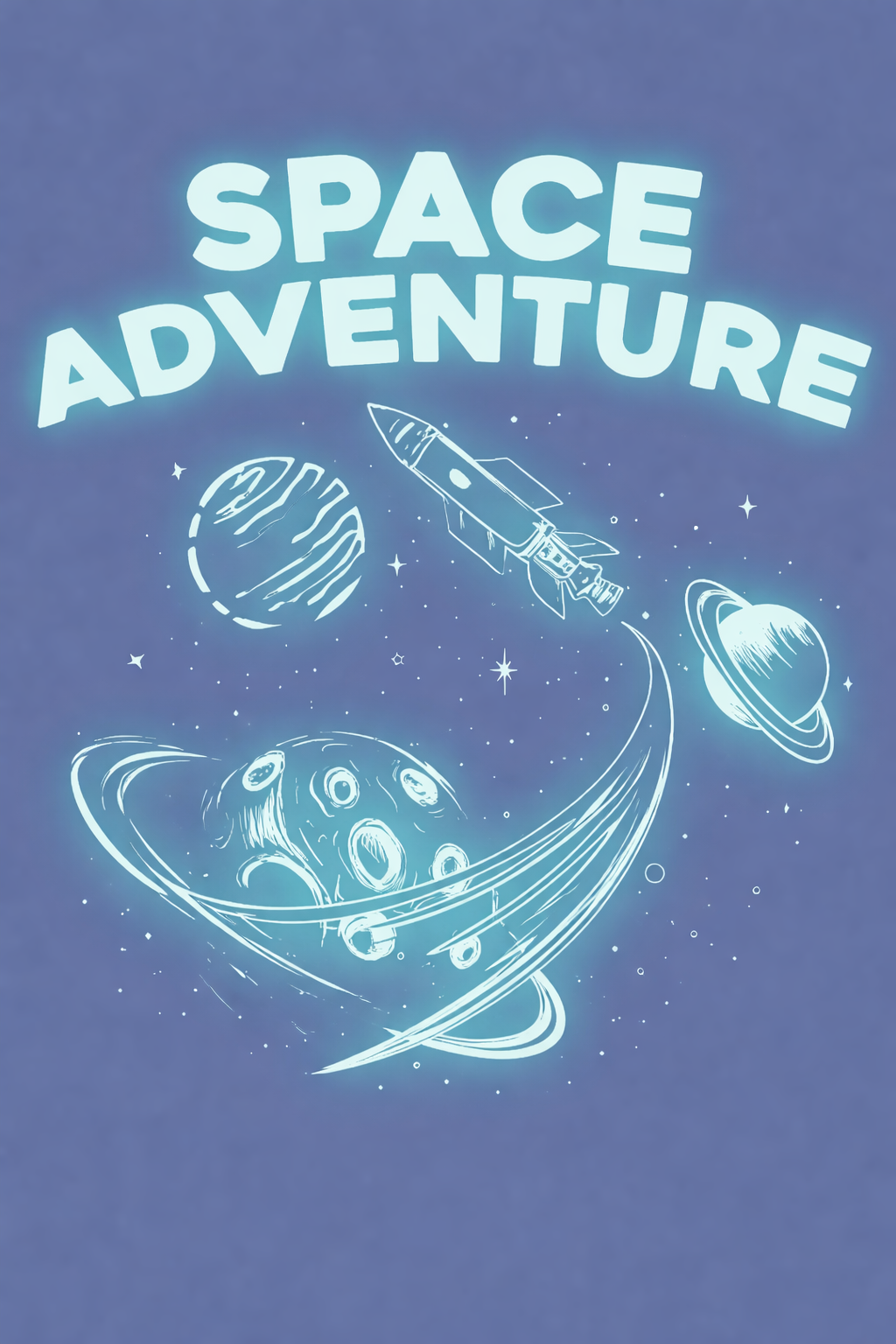 SPACE ADVENTURE GIRLS SHORT SLEEVE PANT SET