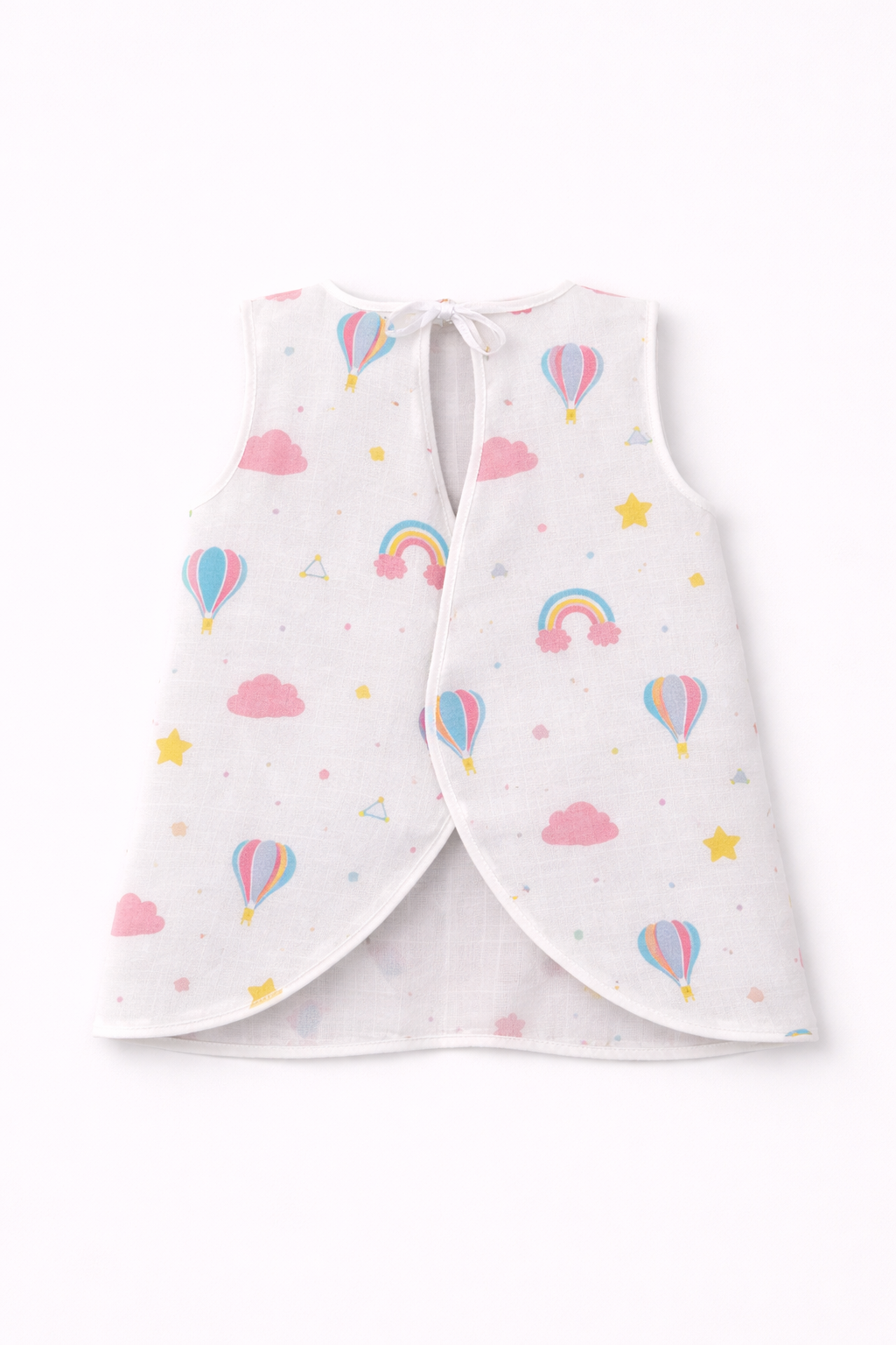 GIRLS RAINBOW MUSLIN BABY SHIRT