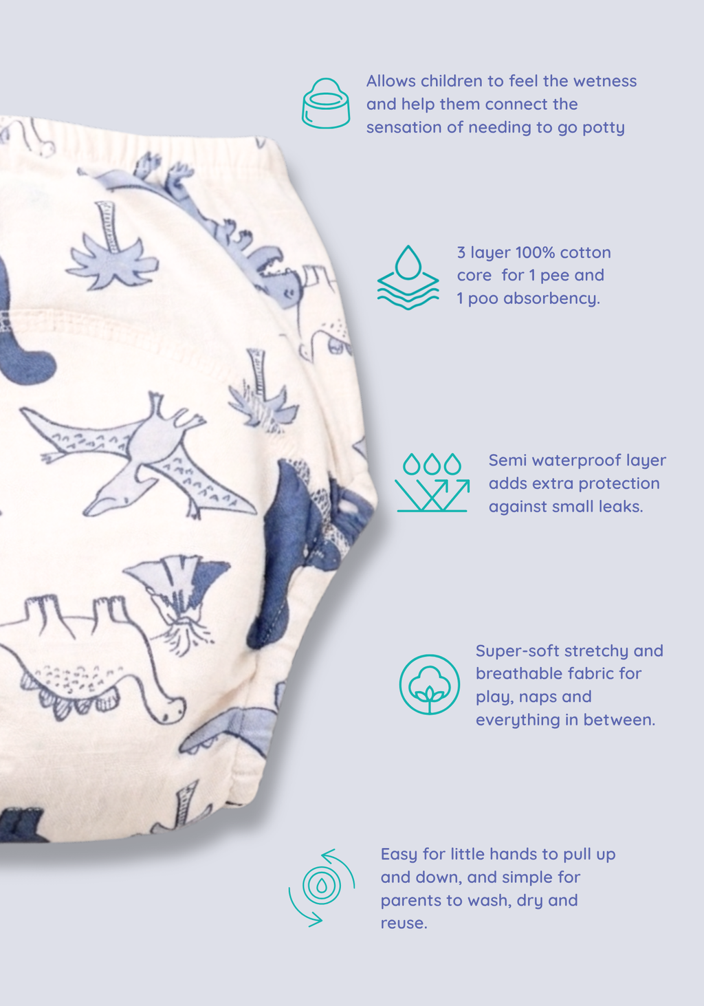 UNISEX - POTTY TRAINING PANTY - BABY CLAN