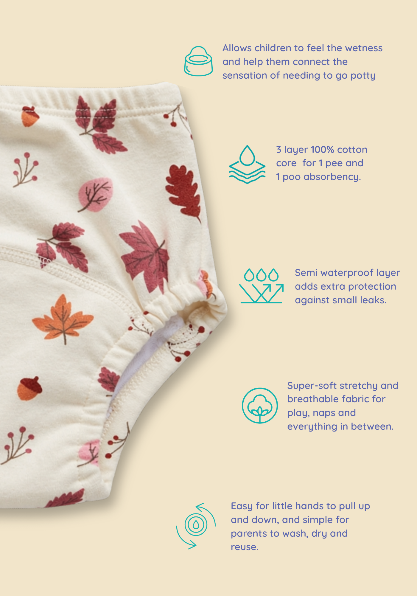 LUSHY  POTTY TRAINING PANTY