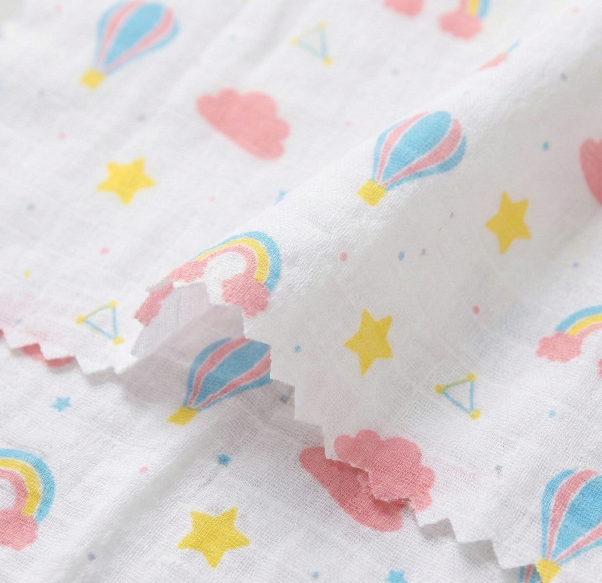 GIRLS RAINBOW MUSLIN SHORT