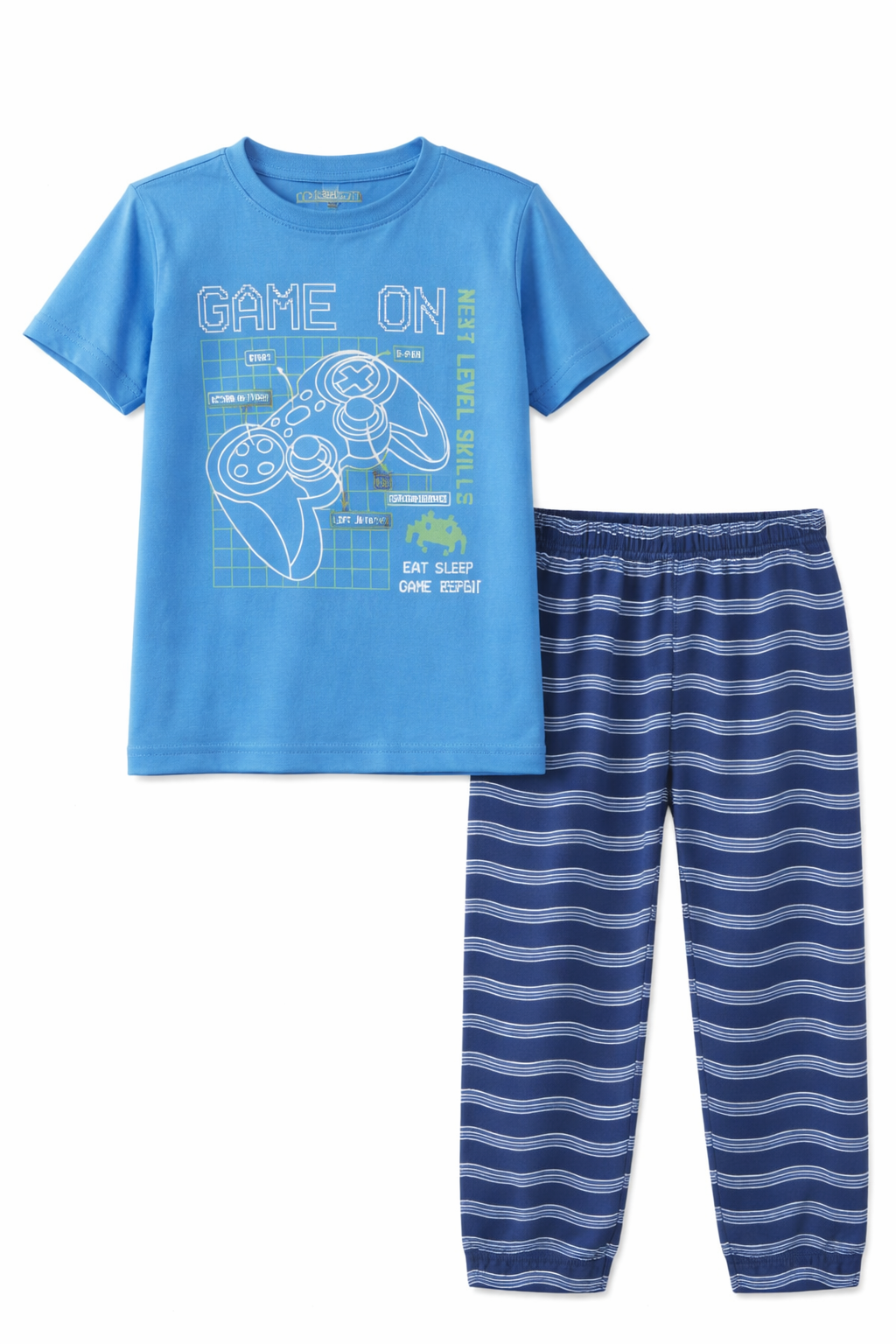 GAME ON – BOYS SHORT SLEEVE PANT SET