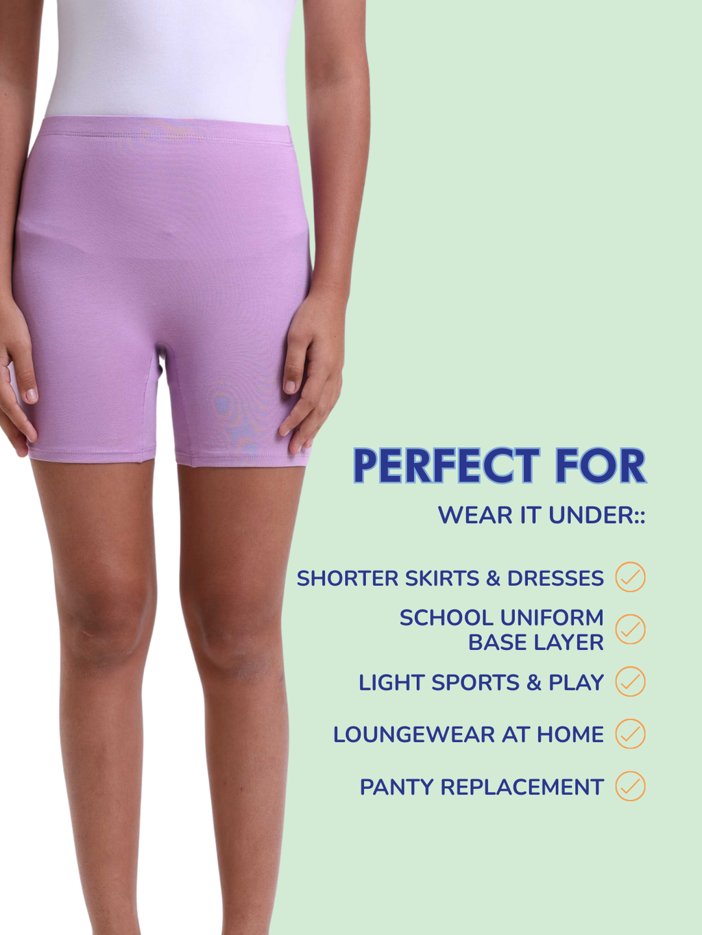 BLACK & NUDE GIRLS MINI INNER SHORTS – 2 PACK
