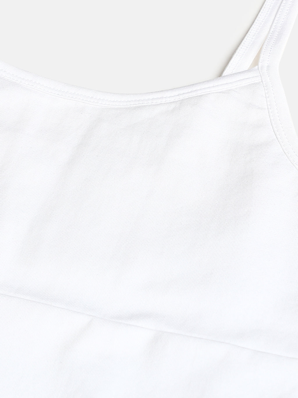 WHITE PADDED CAMISOLE – GIRLS