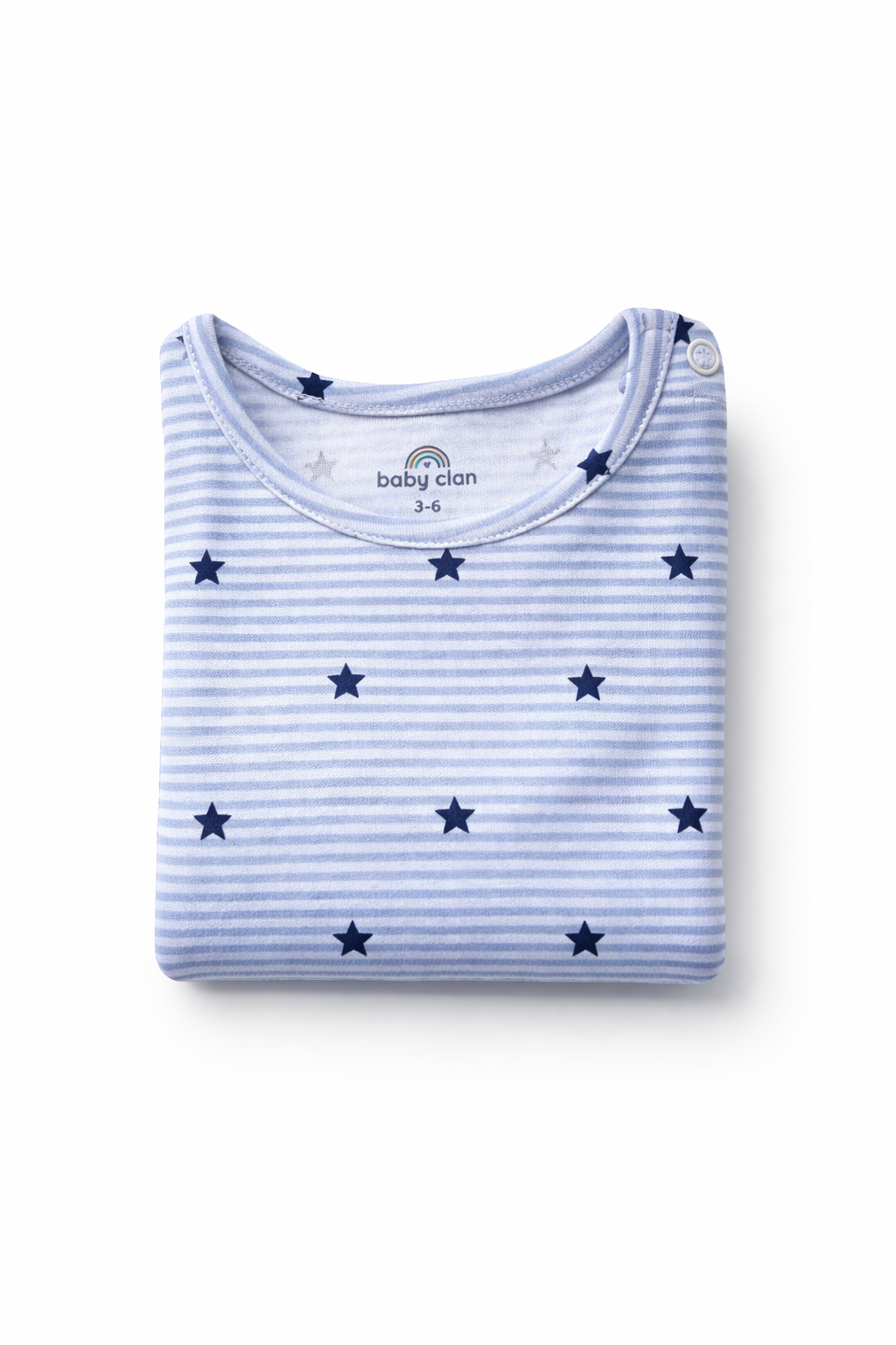 BOYS BLUE STAR LONG SLEEVE PANT SET
