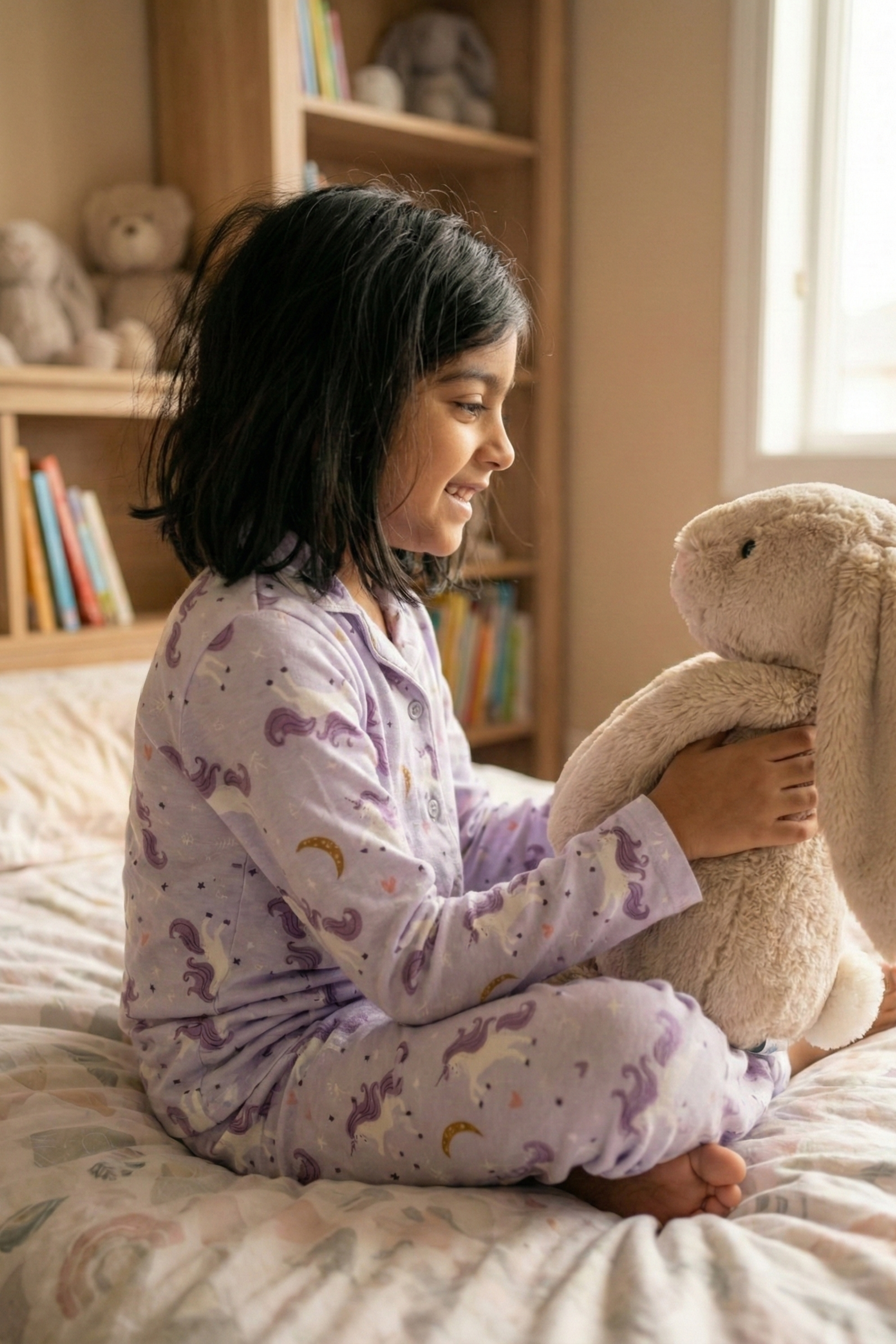 UNICORN GIRLS FRONT OPEN LONG SLEEVE PANT SET