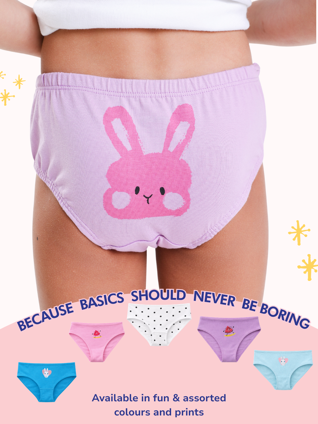 MELON KIDS GIRLS EASY FIT BRIEF