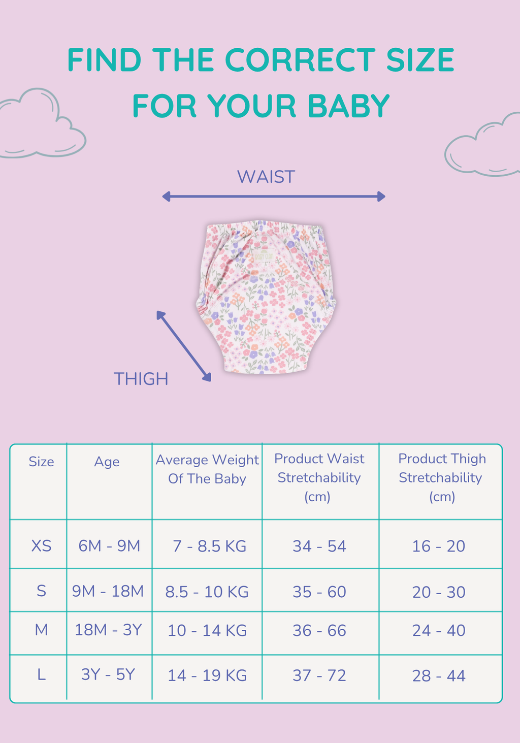 GIRAFFE CUDDLES POTTY TRAINING PANTY