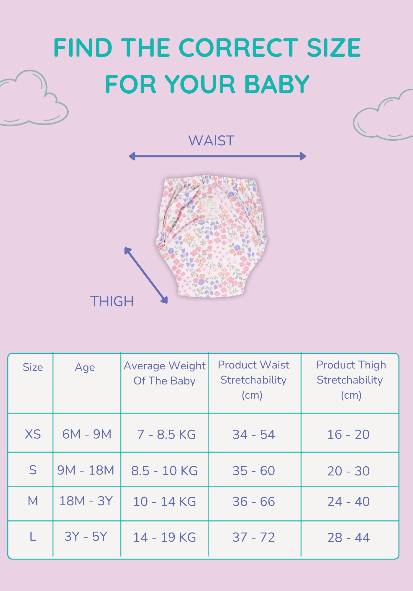 GIRAFFE CUDDLES POTTY TRAINING PANTY
