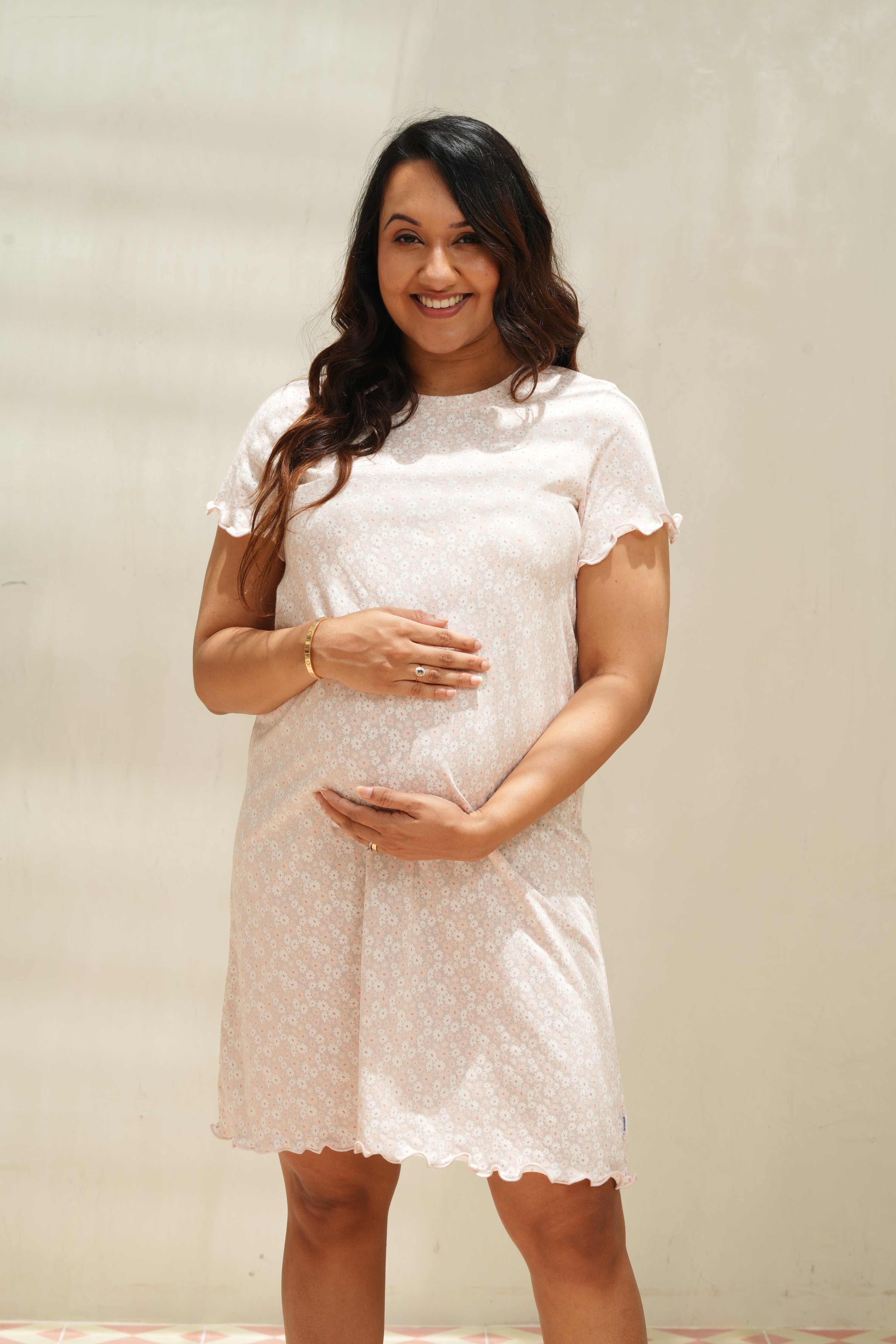 BABY ON BOARD MATERNITY NIGHTDRESS