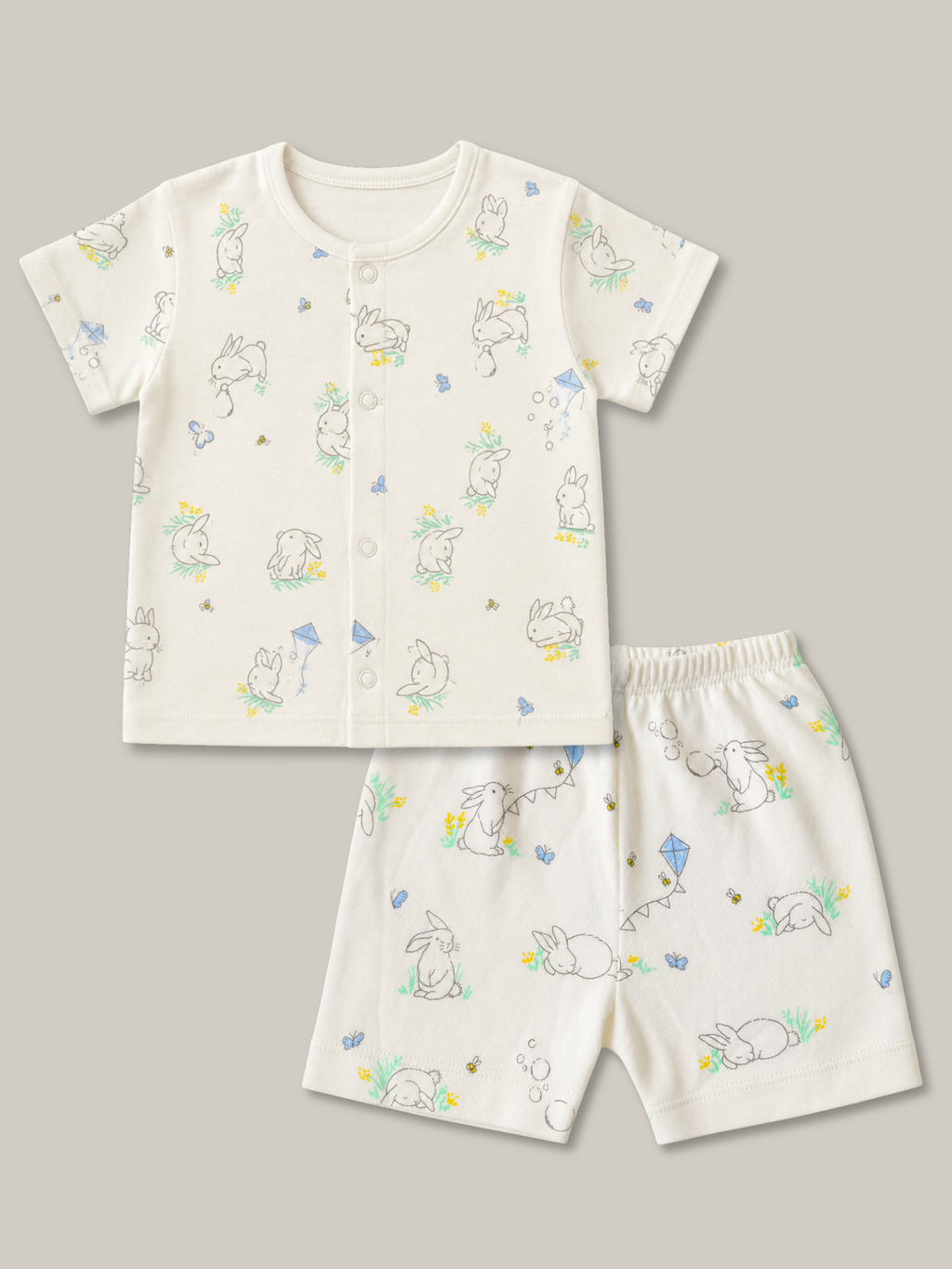 BUNNY SHORT SLEEVE SHORT SET