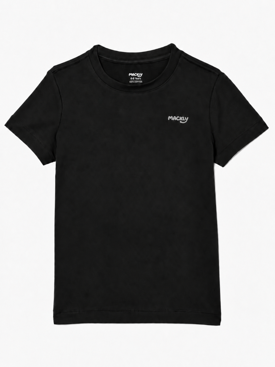 BOYS BLACK SPORTS TEE