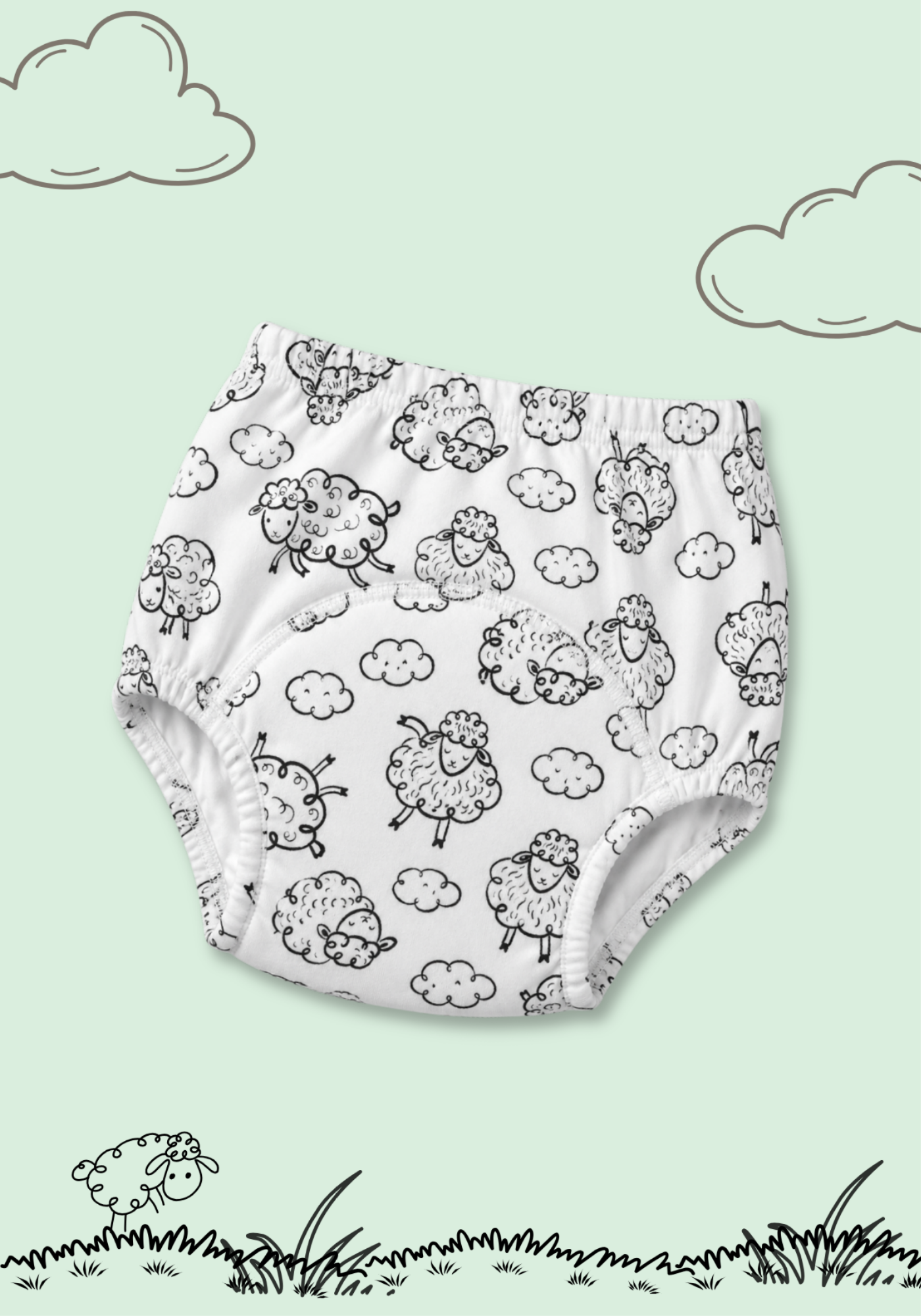 BABY SHEEP POTTY TRAINING PANTY