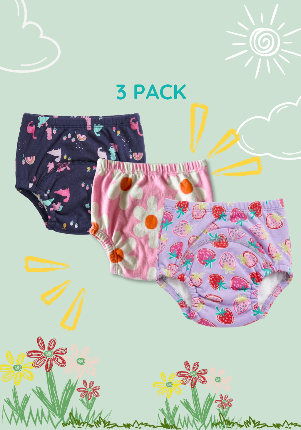 LITTLE JOY POTTY TRAINING PANTY 3 PACK