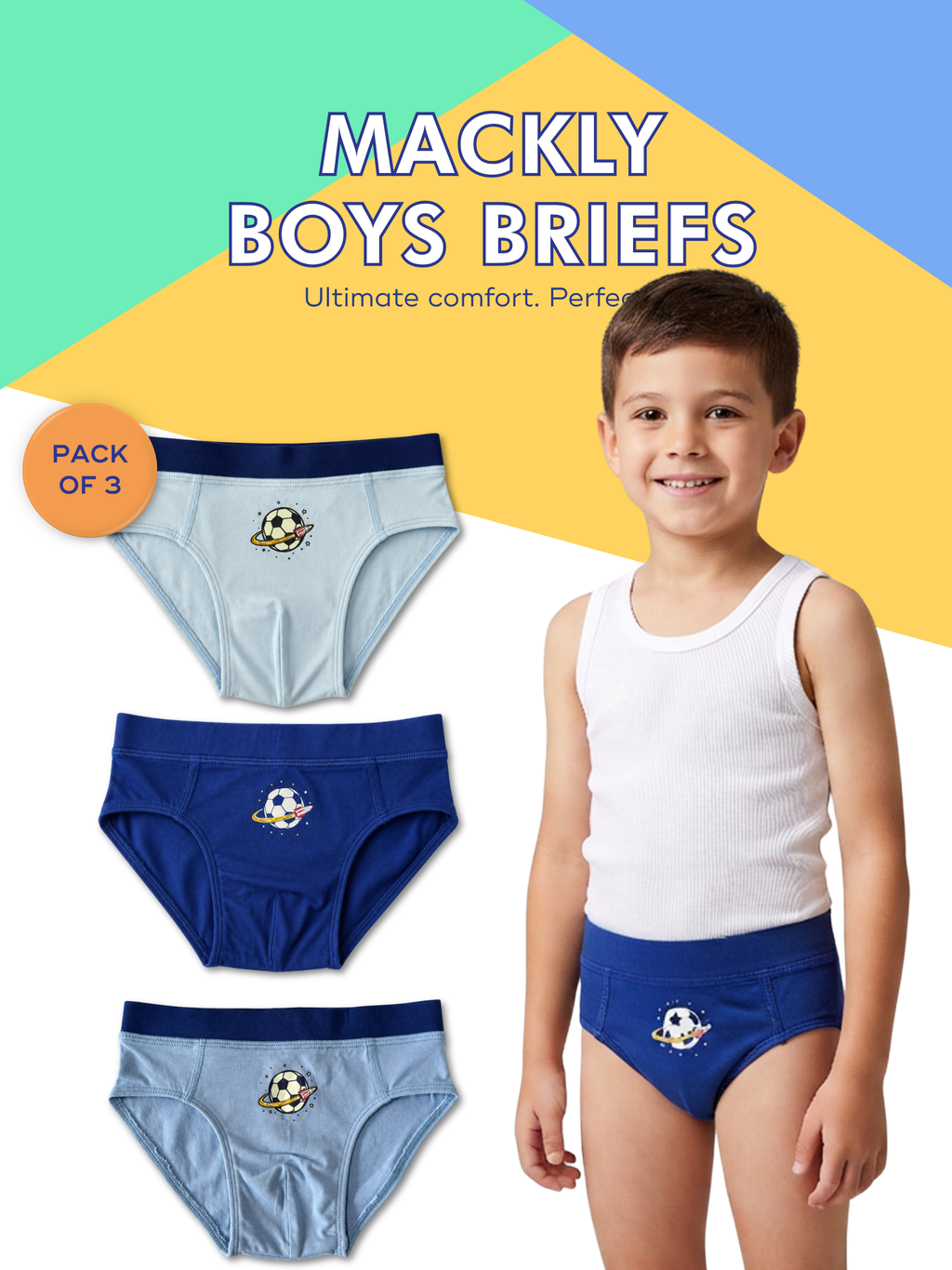 ROCKET LEAGUE  BOYS BRIEF – 3 PACK