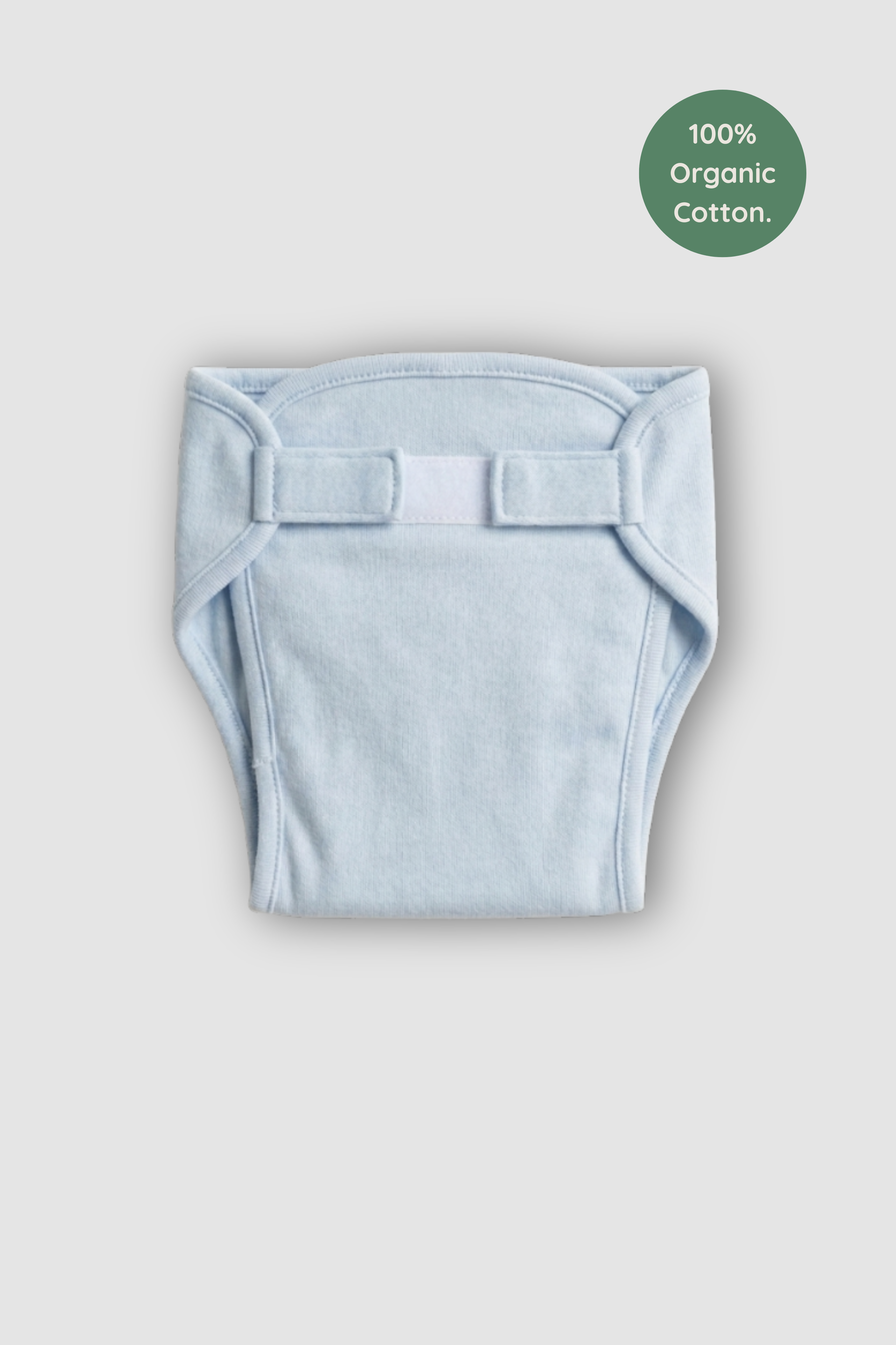 BABY CLAN BOYS BLUE VELCRO CLOTH NAPPY