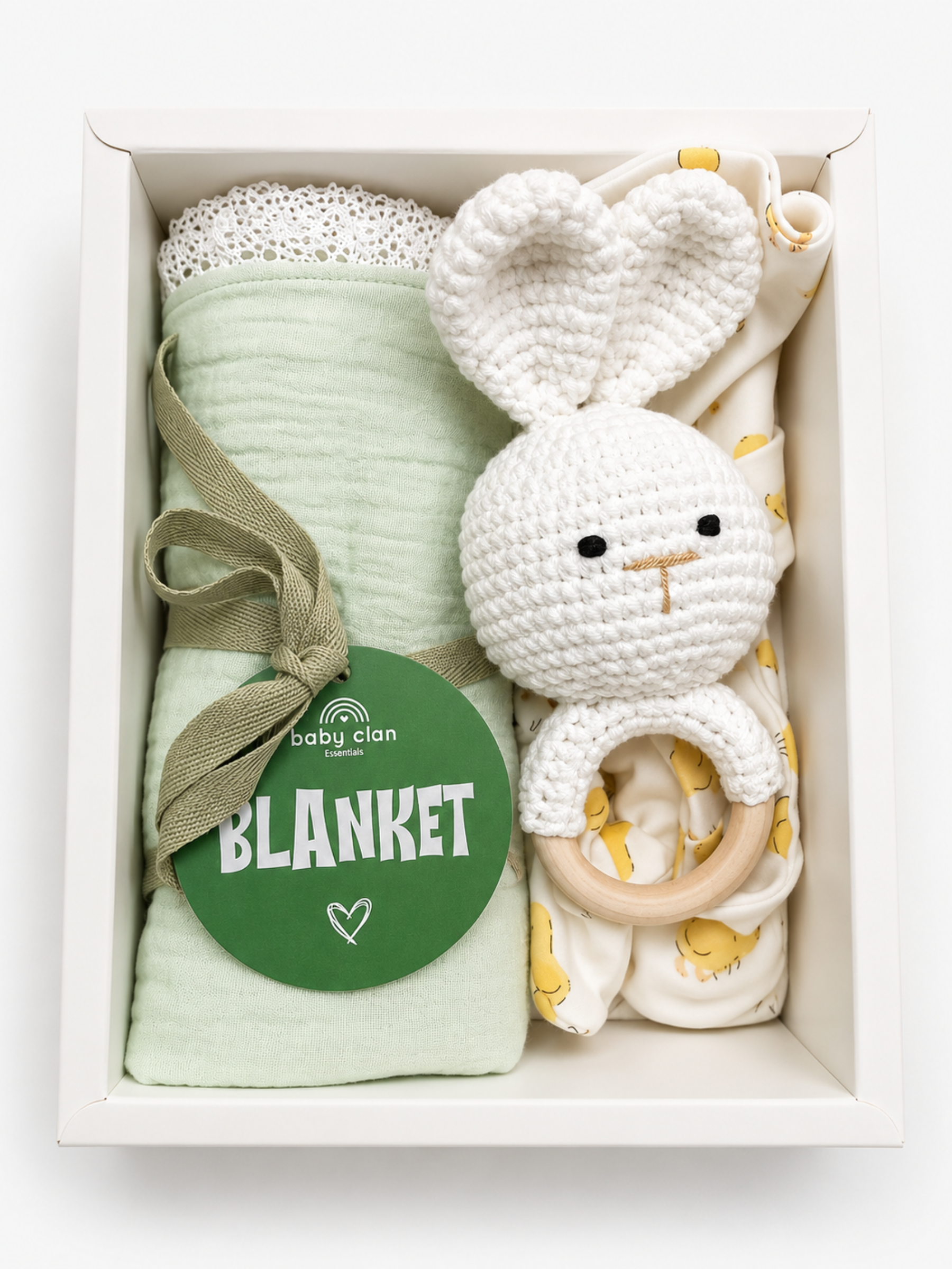 UNISEX BABY GIFT BOX – GREEN
