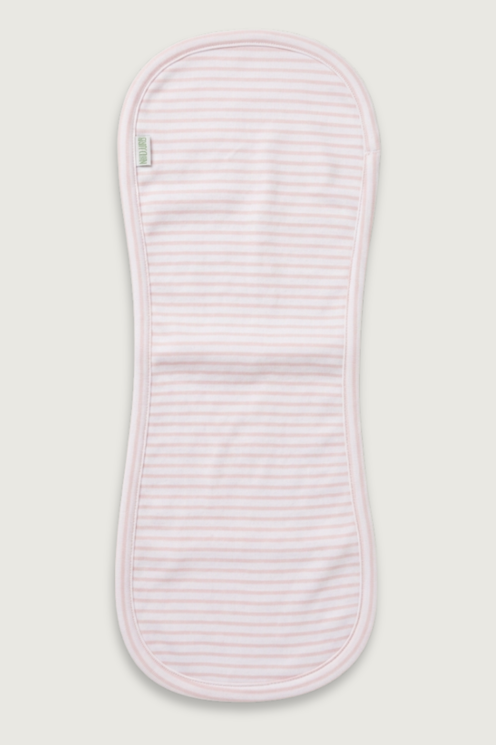 GIRLS PINK STRIPE BURP CLOTH