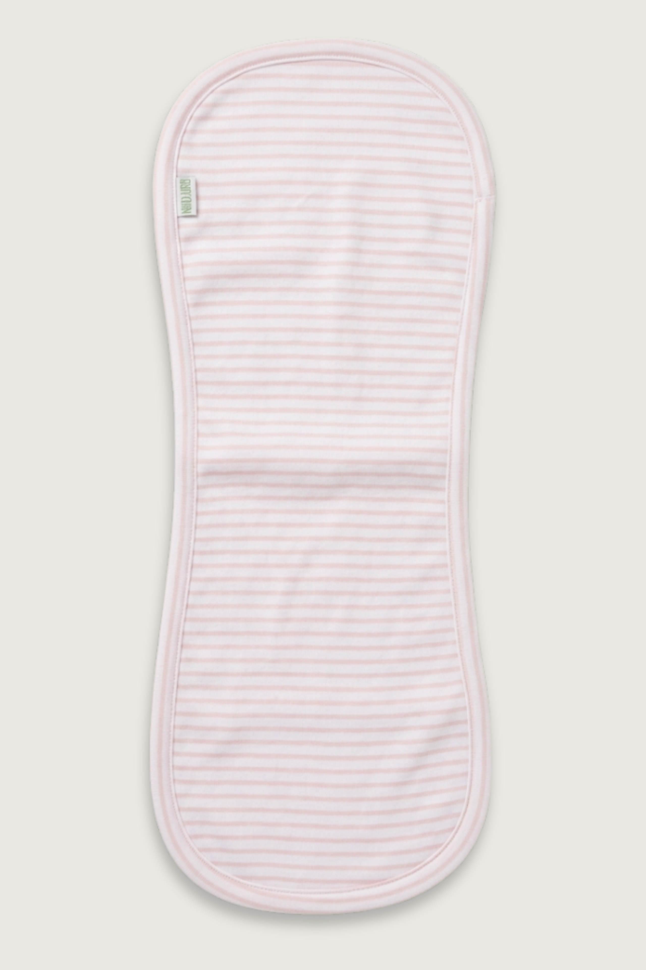 GIRLS PINK STRIPE BURP CLOTH