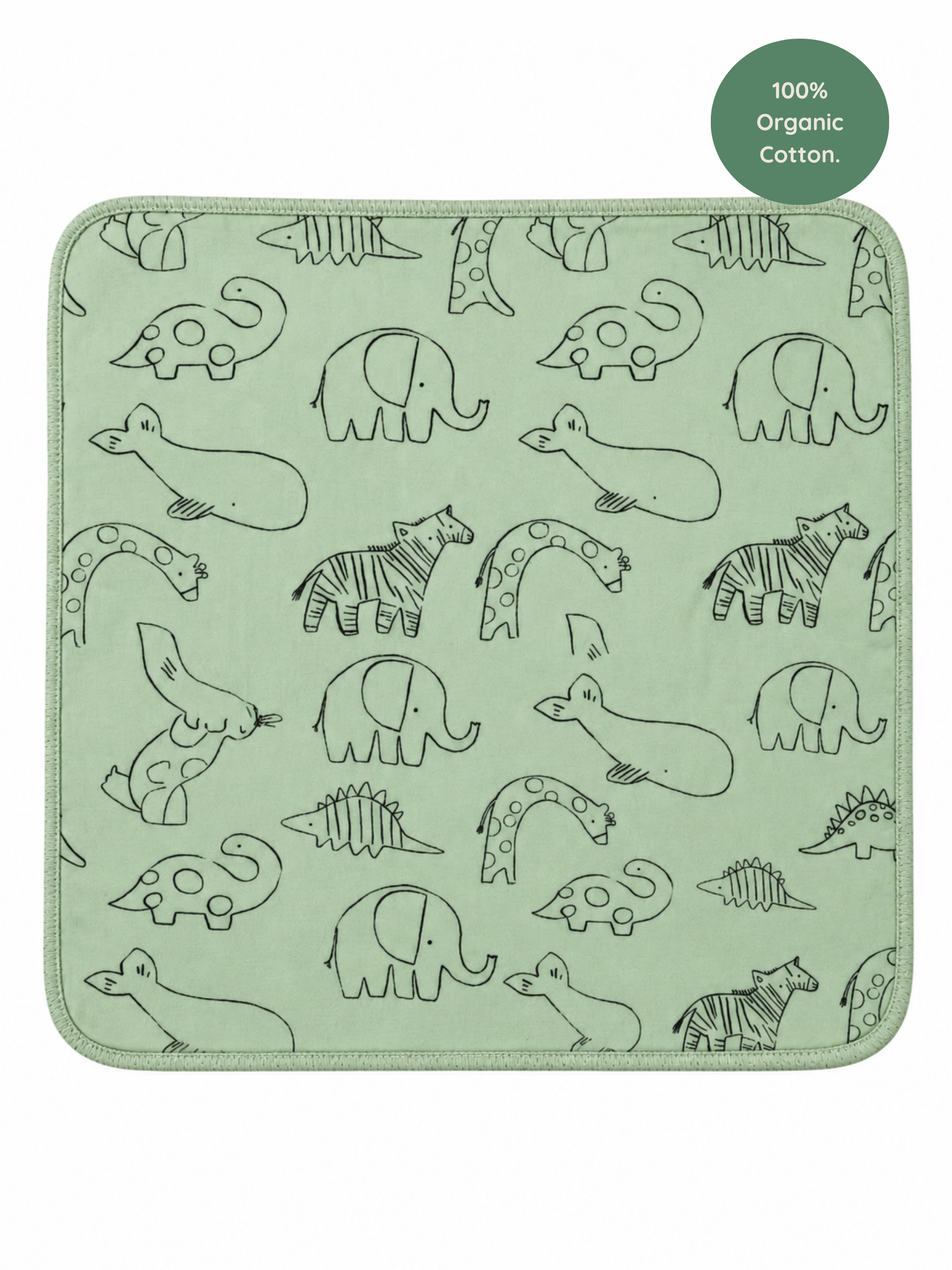 JUNGLE FRIENDS HOODED TOWEL