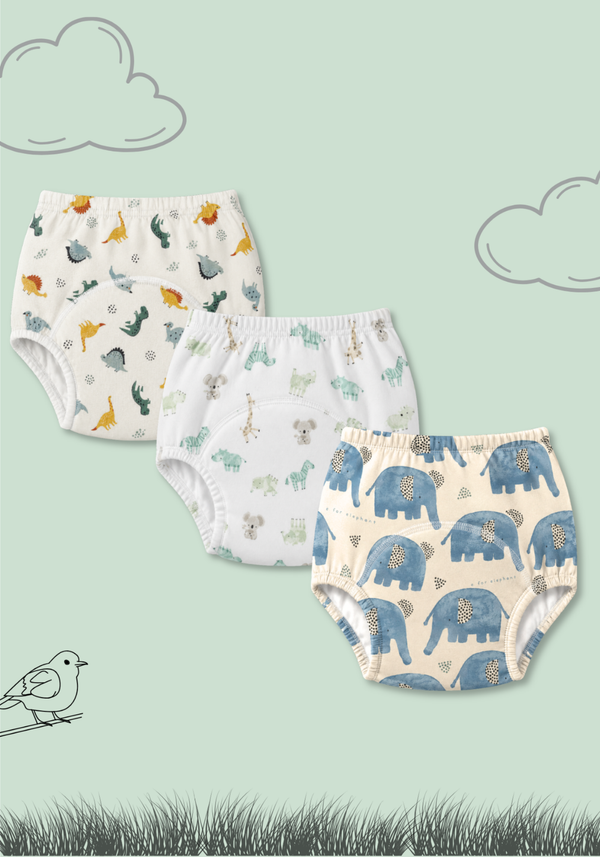 JUNGLE PALS 3PK POTTY TRAINING PANTIES