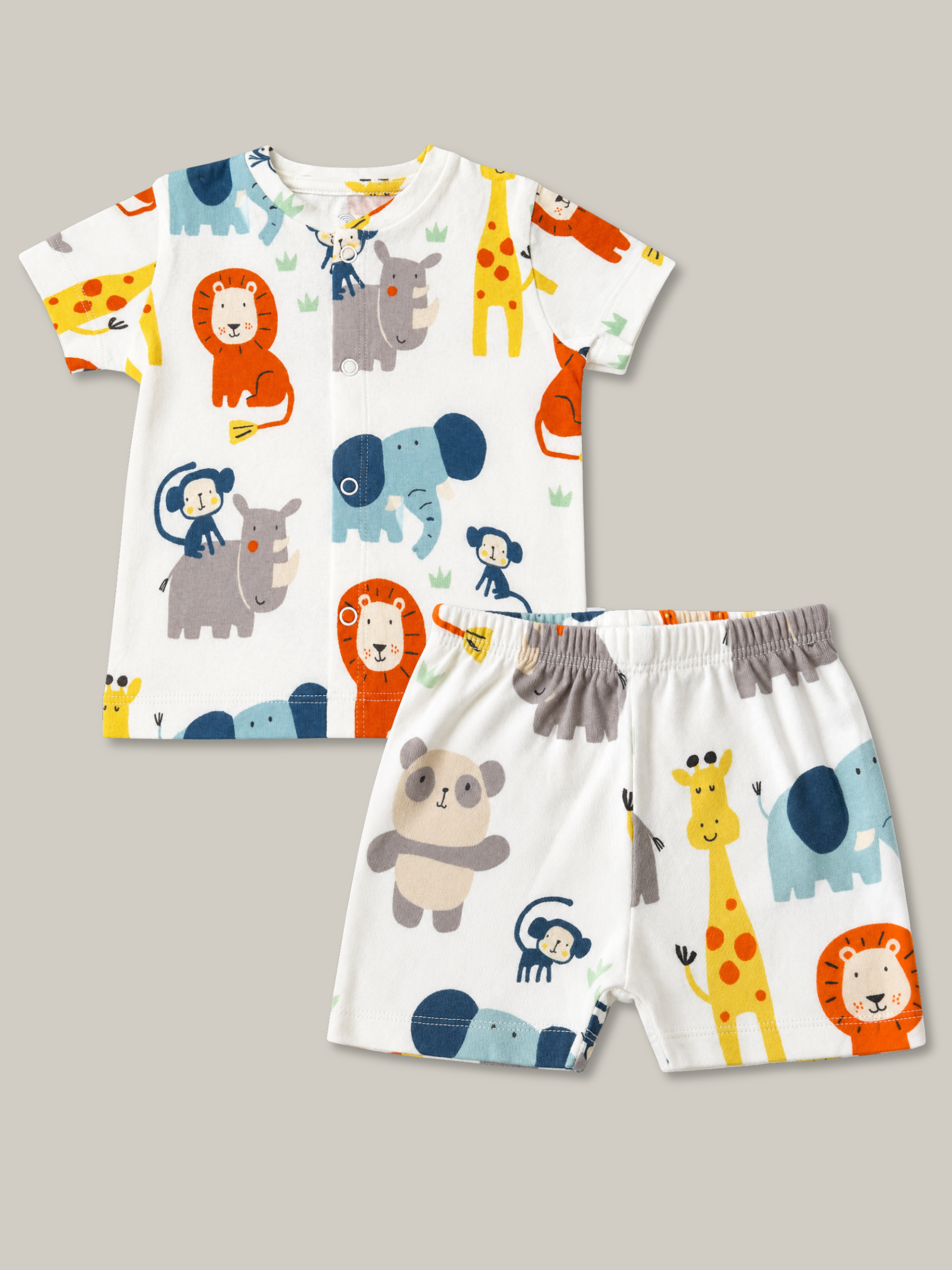 WILD FRIENDS SHORT SLEEVE SHORT SET