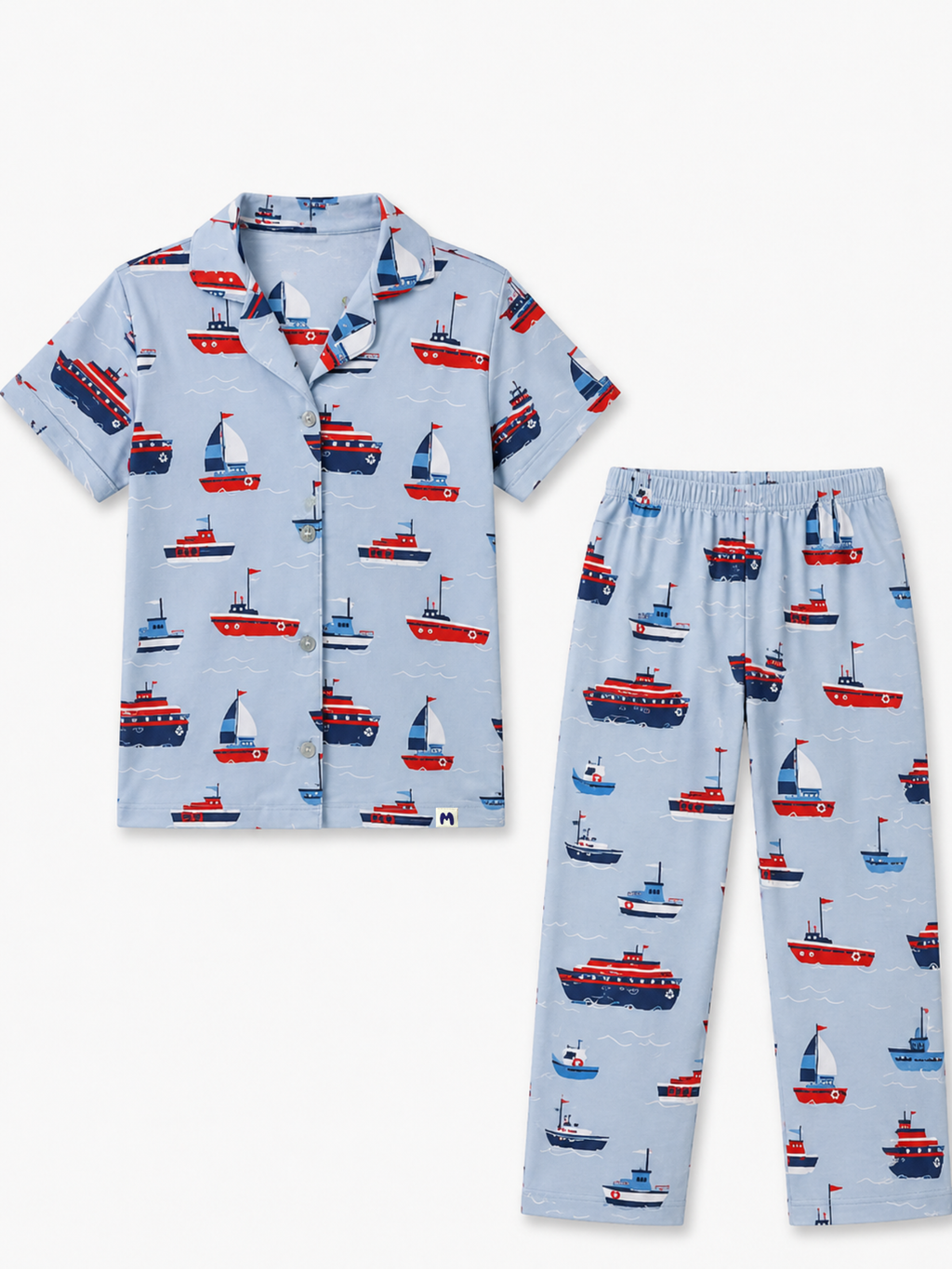AIRSOFT MODAL SAIL AWAY BOYS SHORT SLEEVE PANT SET