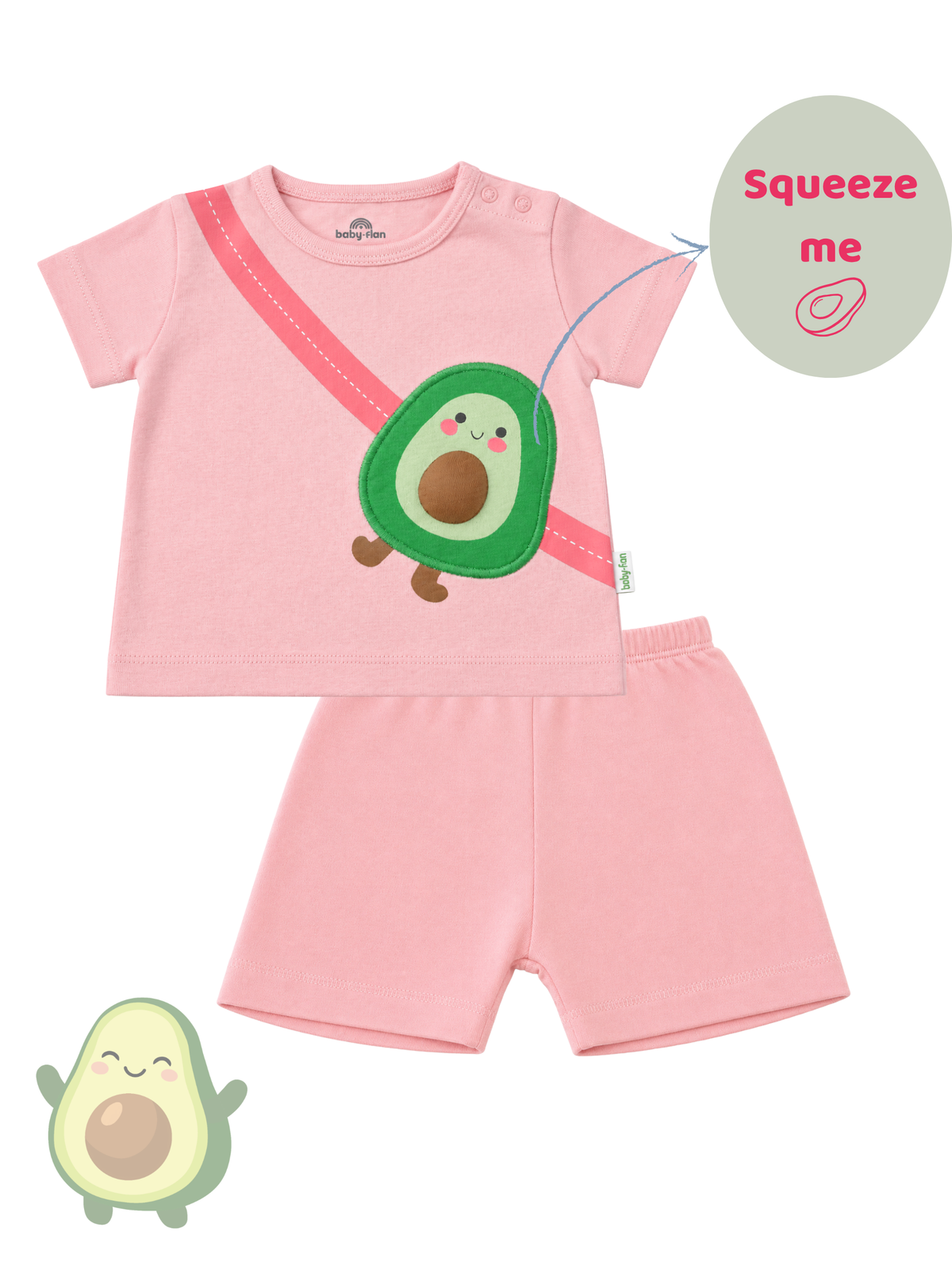 HAPPY AVOCADO SENSORY SHORT SET