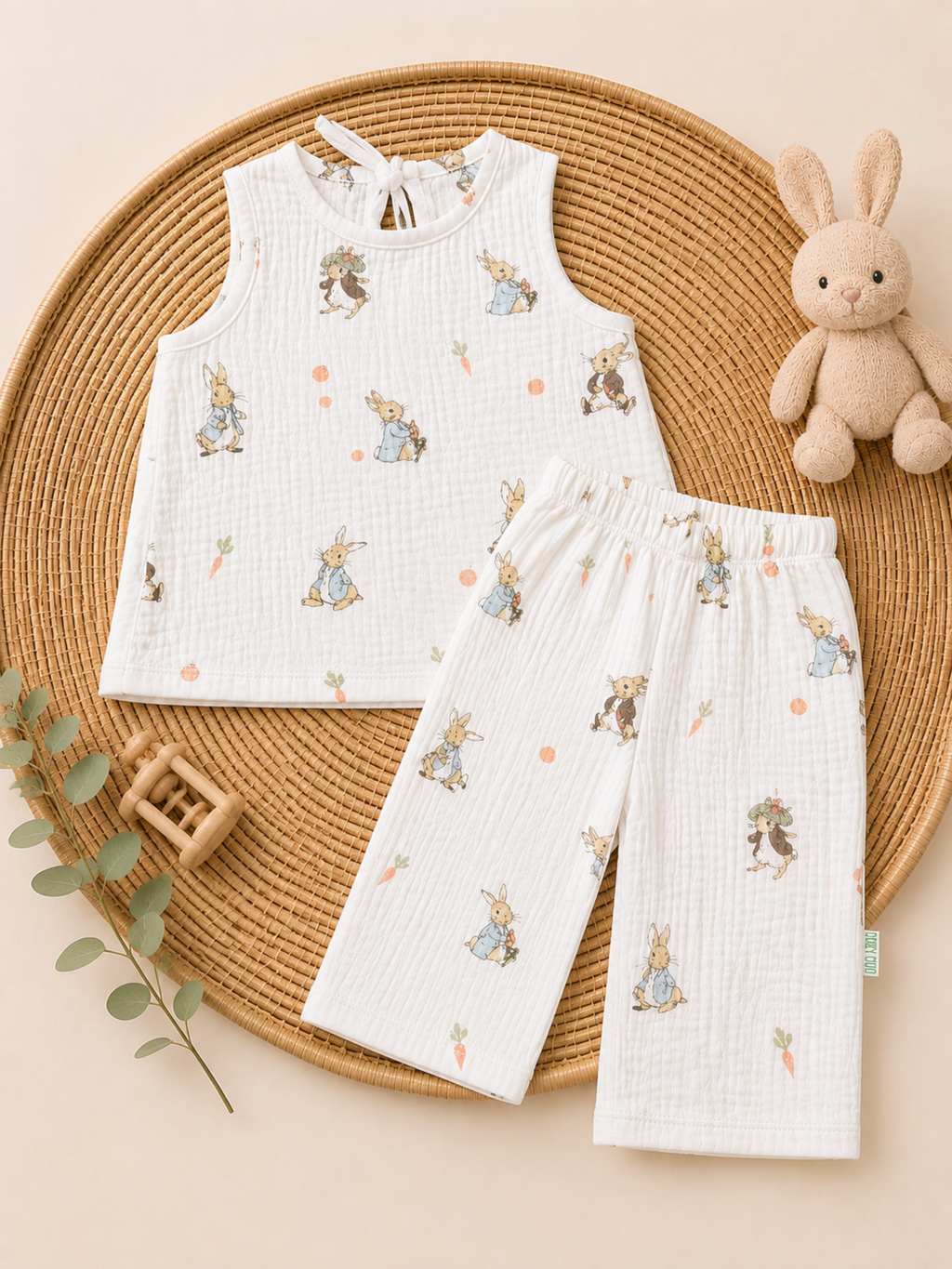 GIRLS BUNNY PANT SET