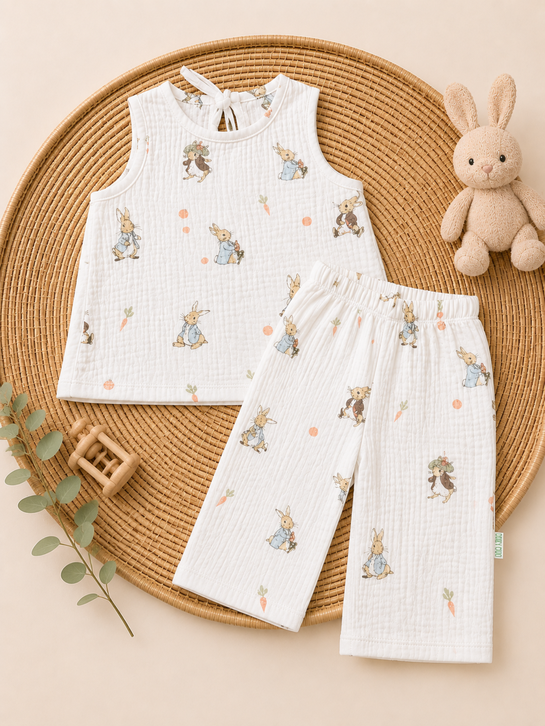 GIRLS BUNNY PANT SET
