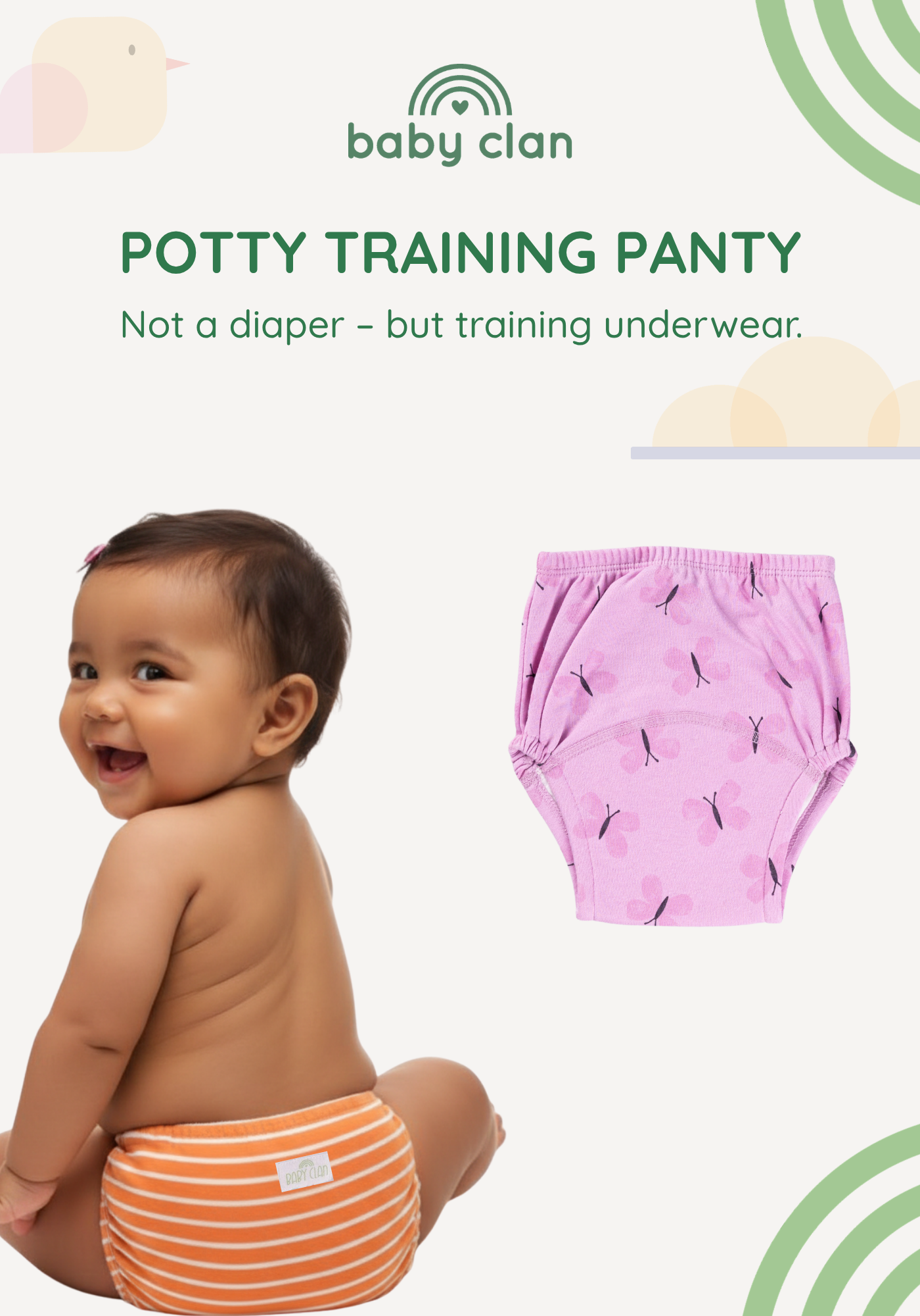 BUTTERFLY DREAM POTTY TRAINING PANTY