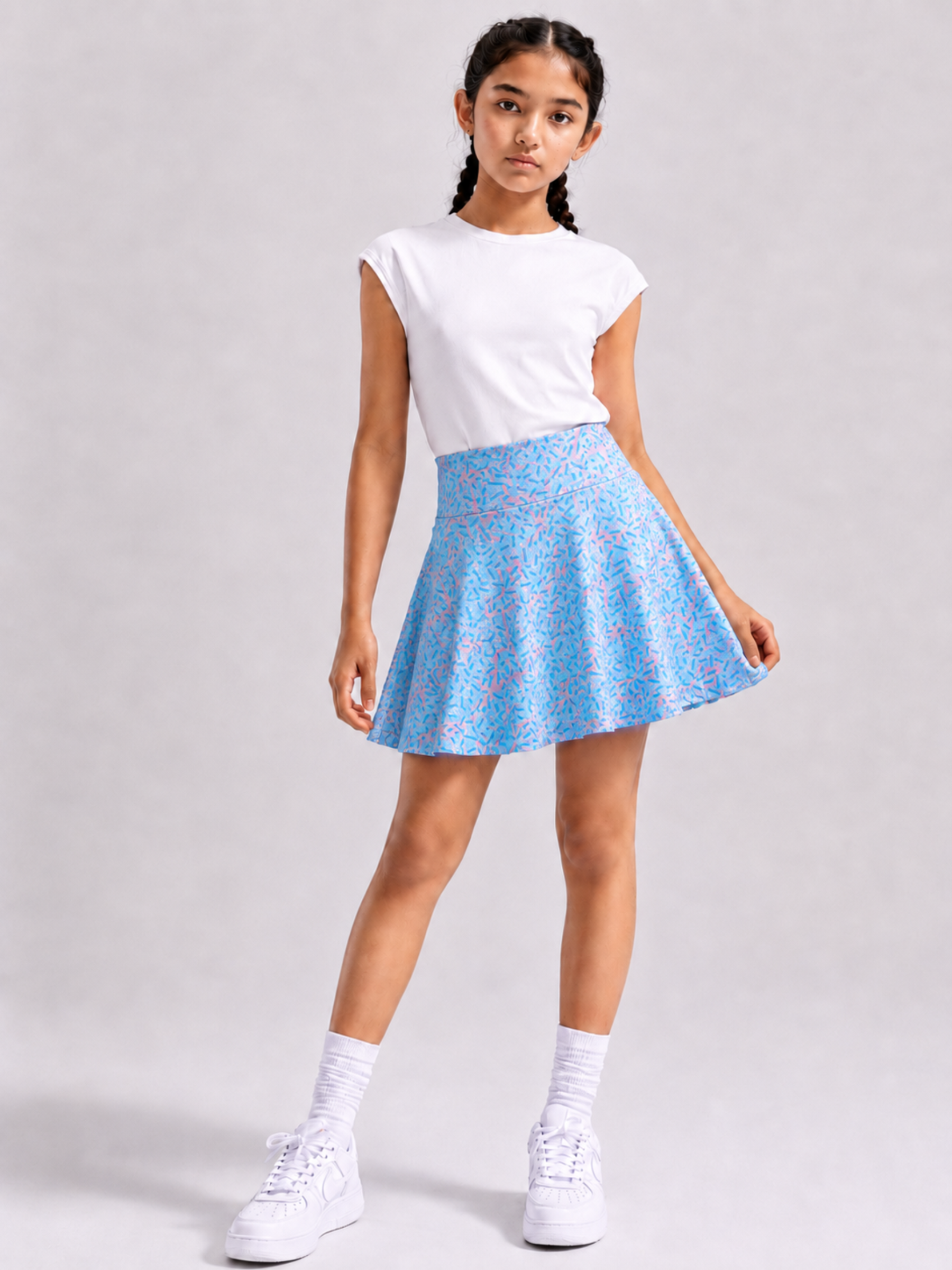 Girls’ Donut Sprinkle Tennis Skirt