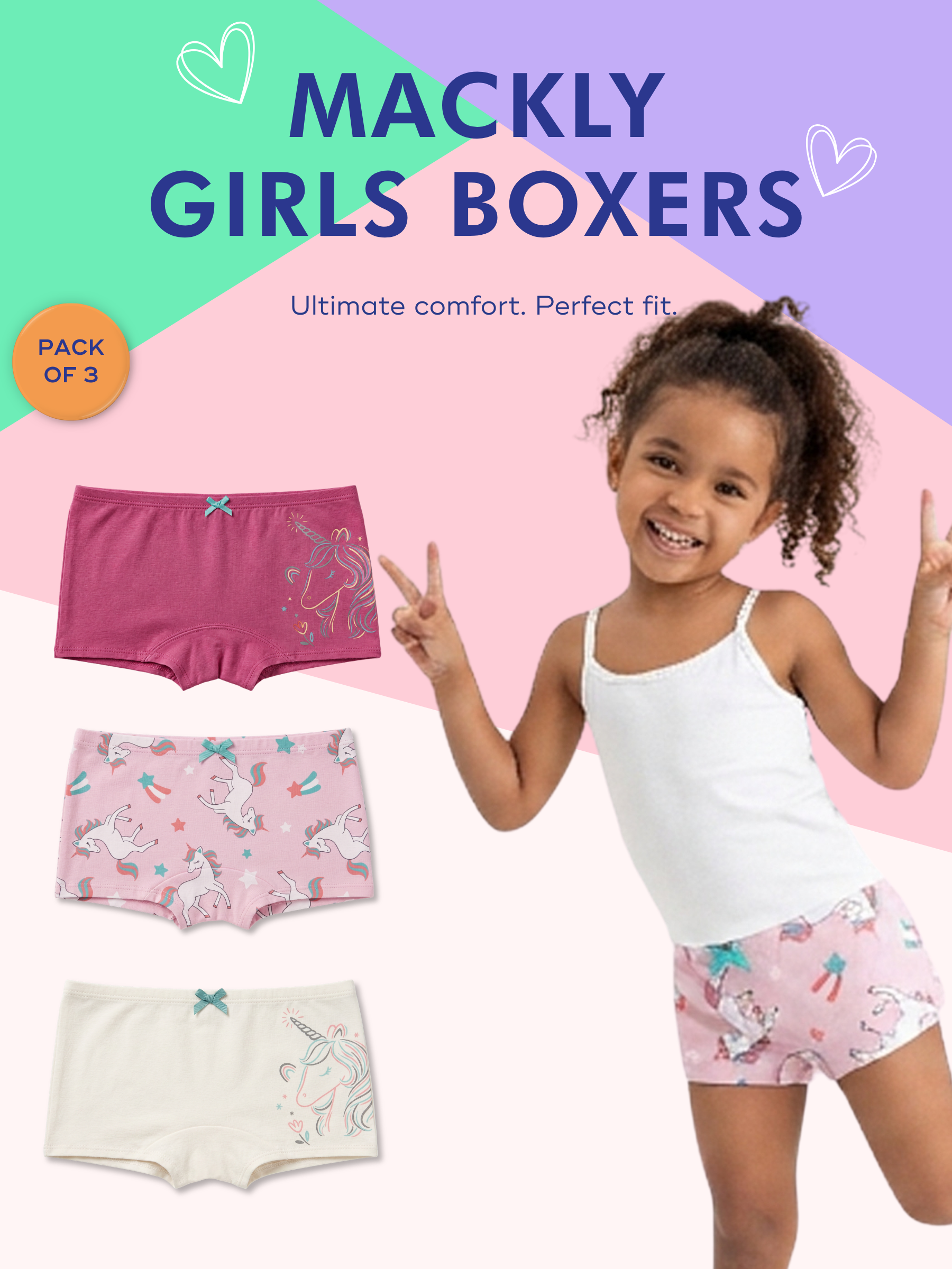 UNICORN GIRLS BOXER