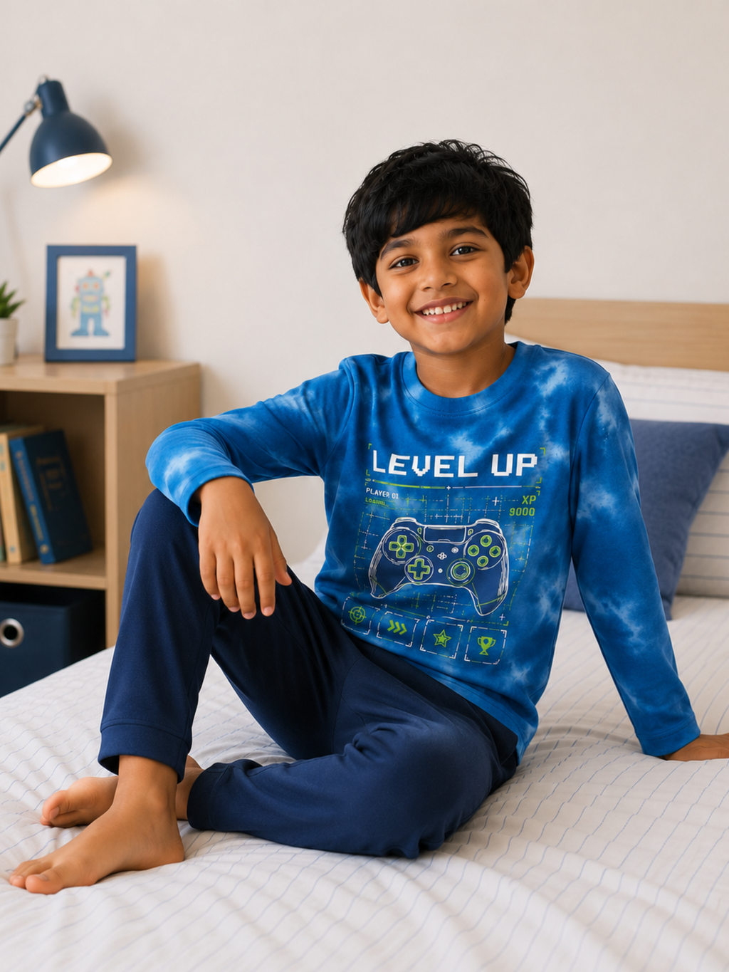 GAMER BOYS LONG SLEEVE PANT SET