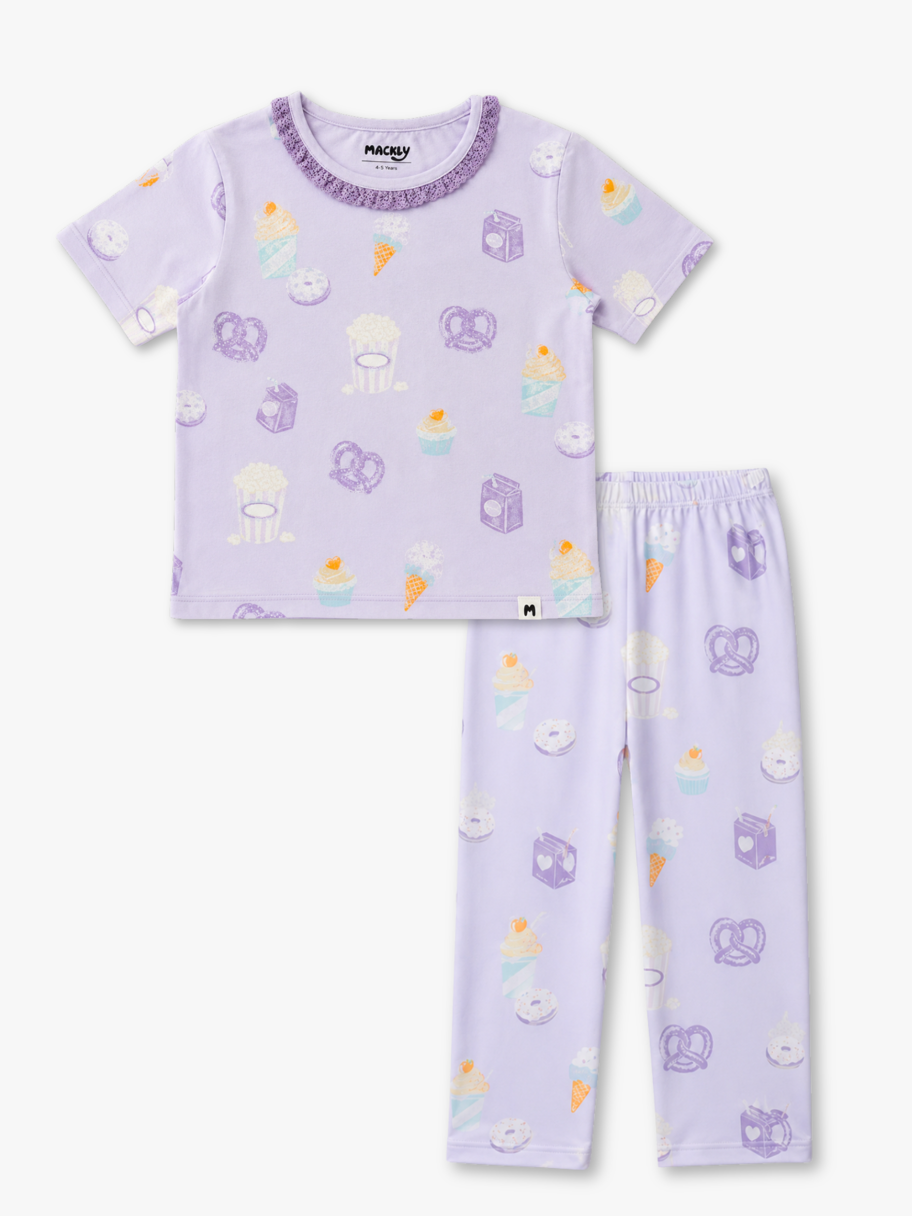 AIRSOFT MODAL SWEET BLISS GIRLS SHORT SLEEVE PANT SET