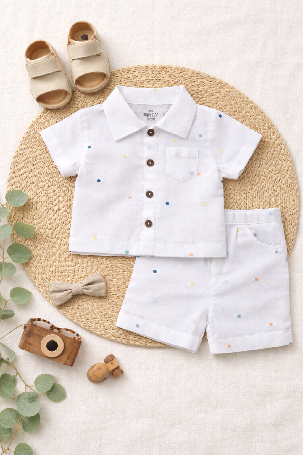 RAINBOW BOYS TOP & SHORT SET