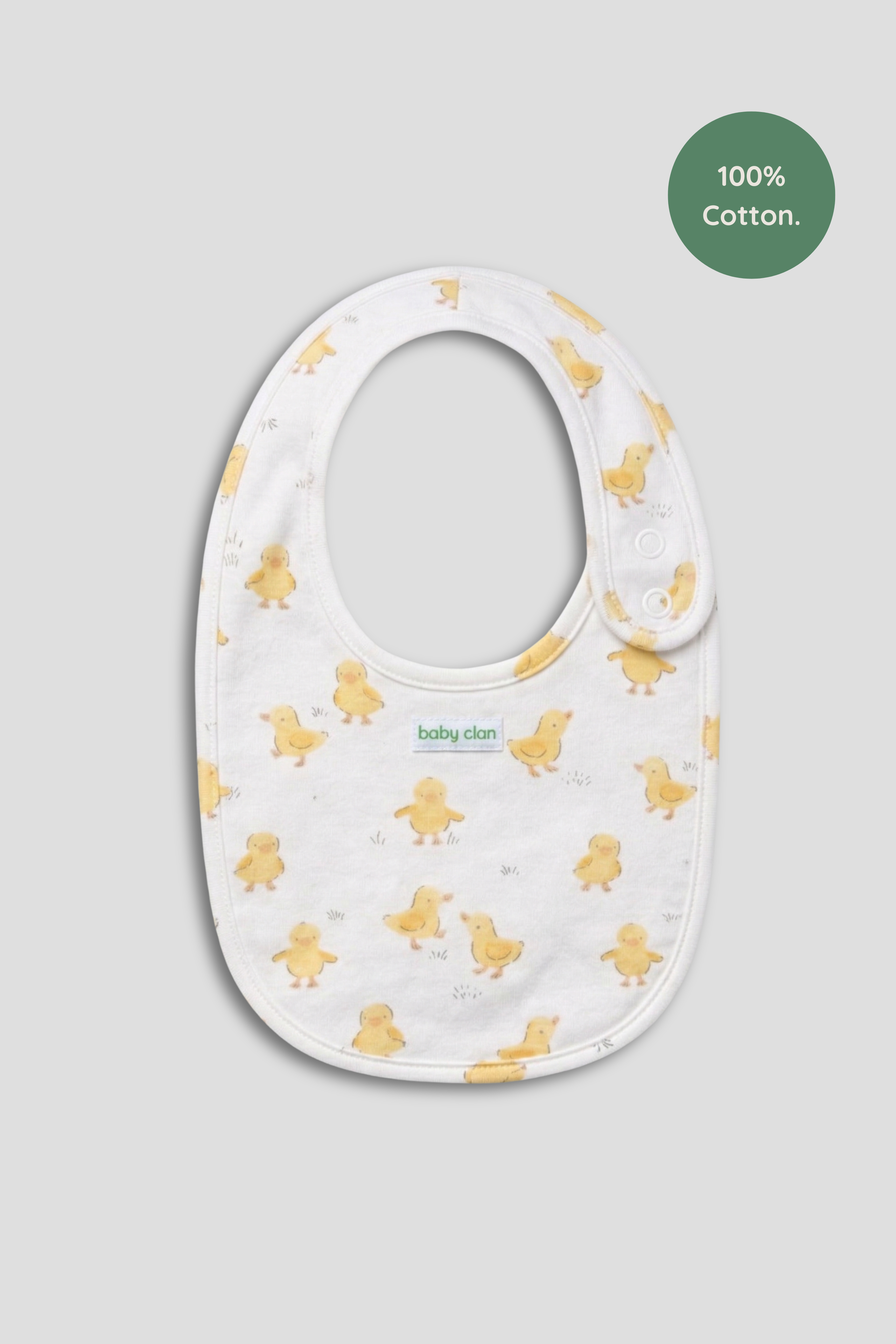 YELLOW DUCKLING BABY BIB