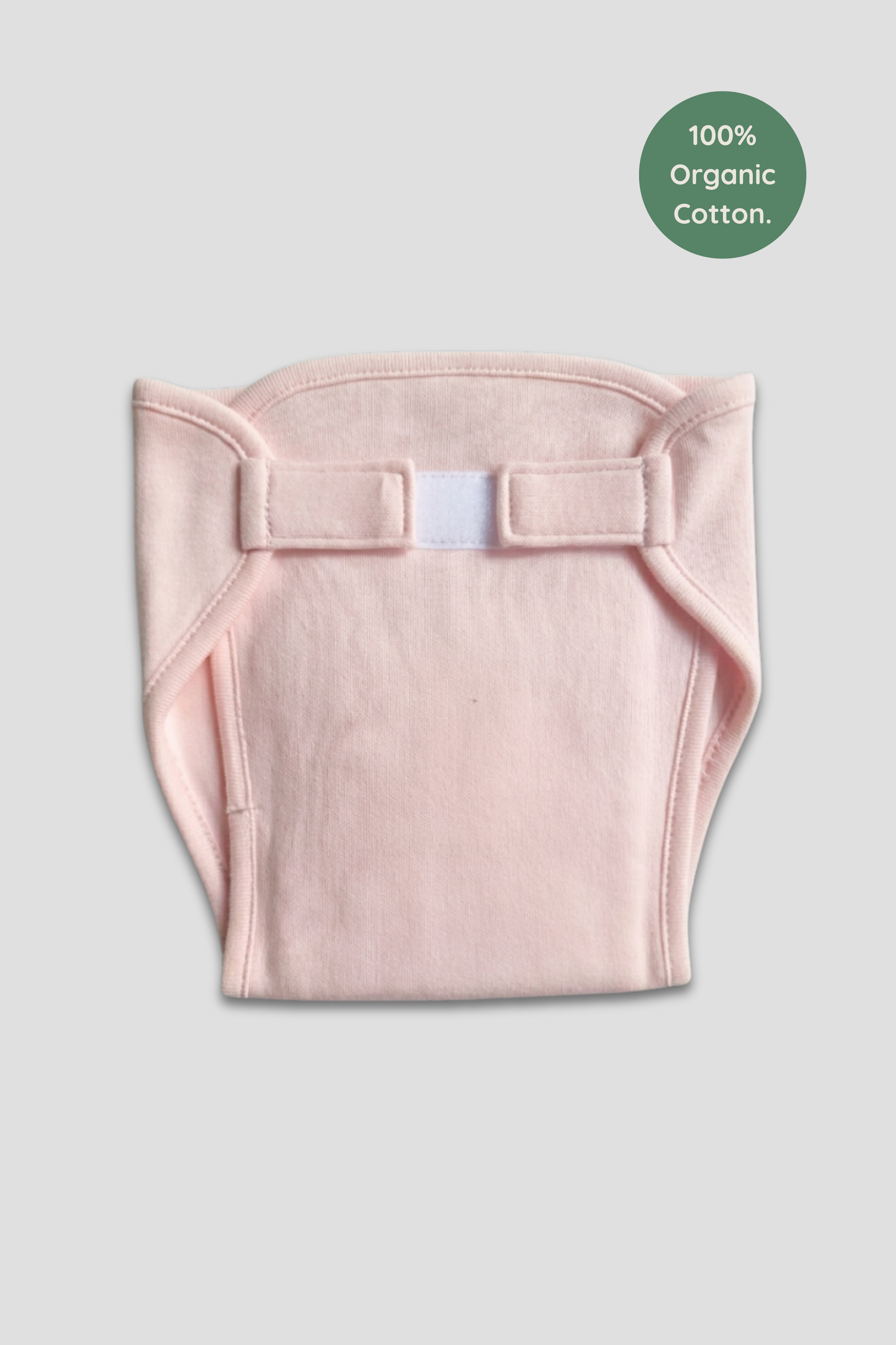 BABY CLAN GIRLS PINK VELCRO CLOTH NAPPY