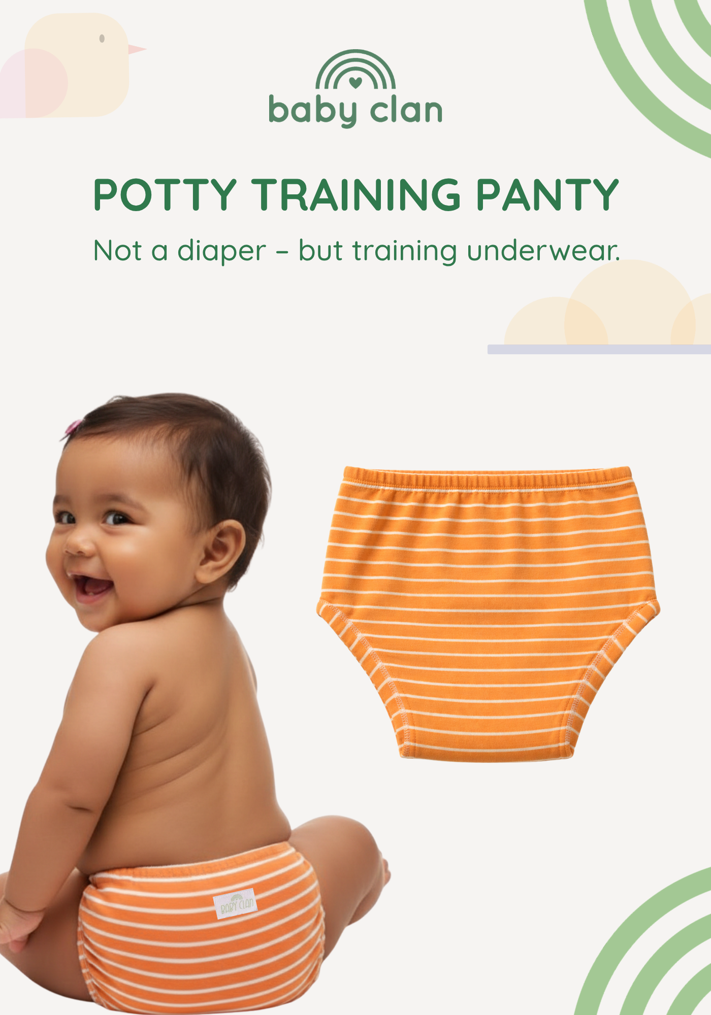 STRIPEE POTTY TRAINING PANTY