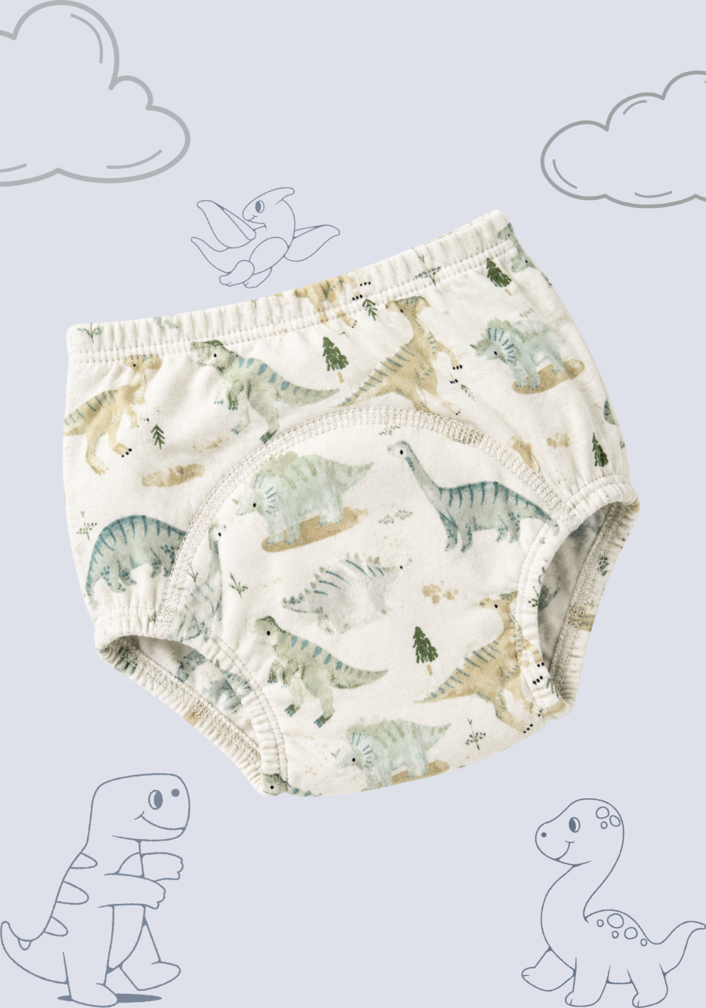 DINO WORLD POTTY TRAINING SHORT