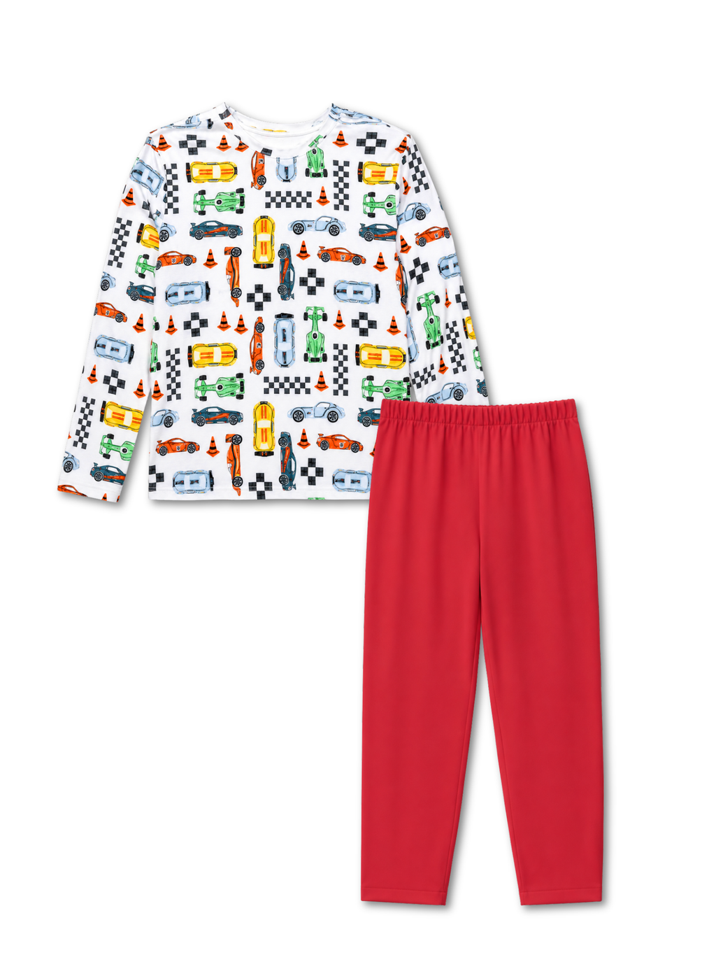 RACE CARS BOYS LONG SLEEVE PANT SET