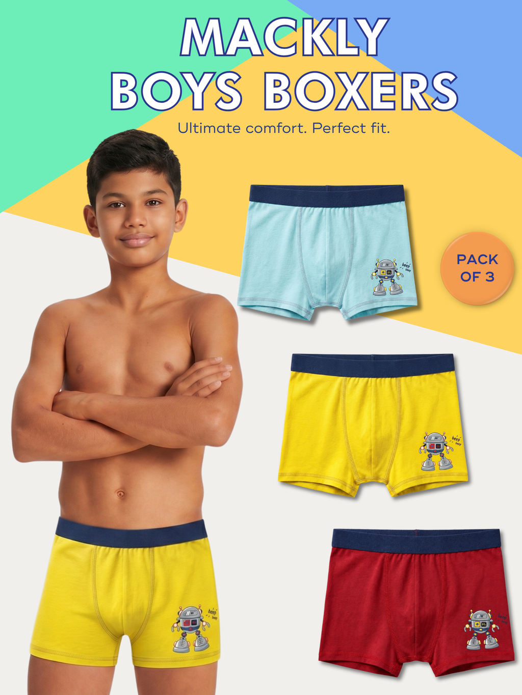 ROBOTICS BOYS BOXER